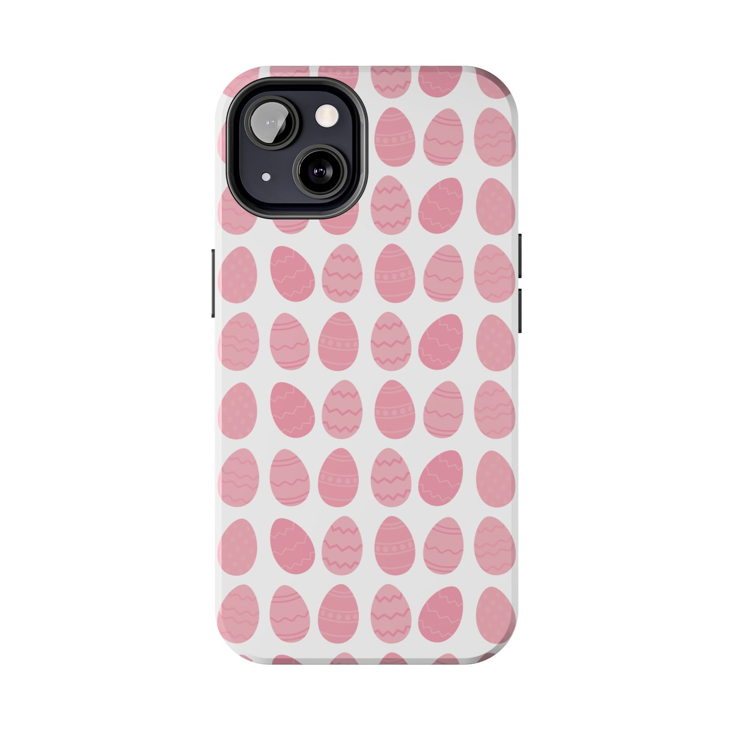 Pink Easter Egg Tough Phone Cases - Durable Protection for Spring Celebrations iPhone Samsung Galaxy - MahaCase