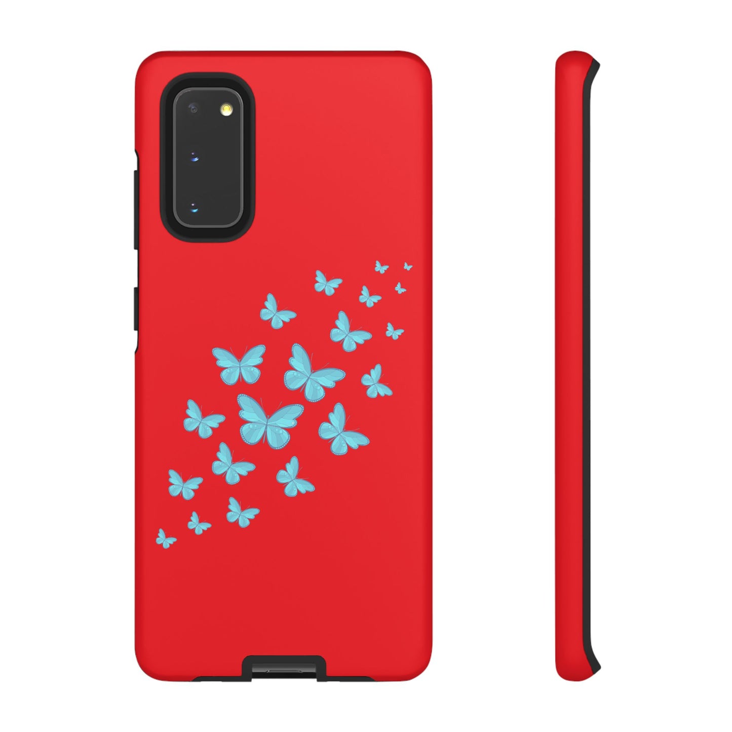 Butterflies in Red - Tough Cases iPhone Samsung Google Pixel - MahaCase