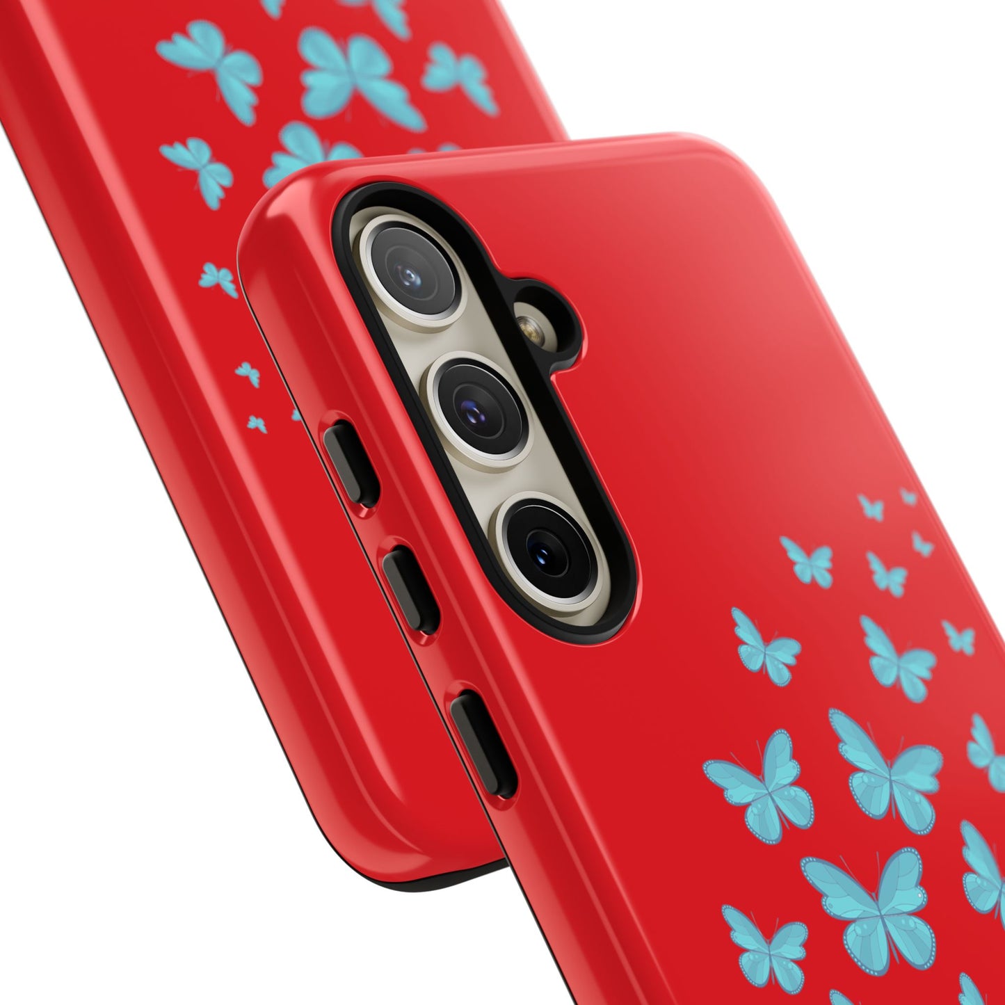 Butterflies in Red - Tough Cases iPhone Samsung Google Pixel - MahaCase