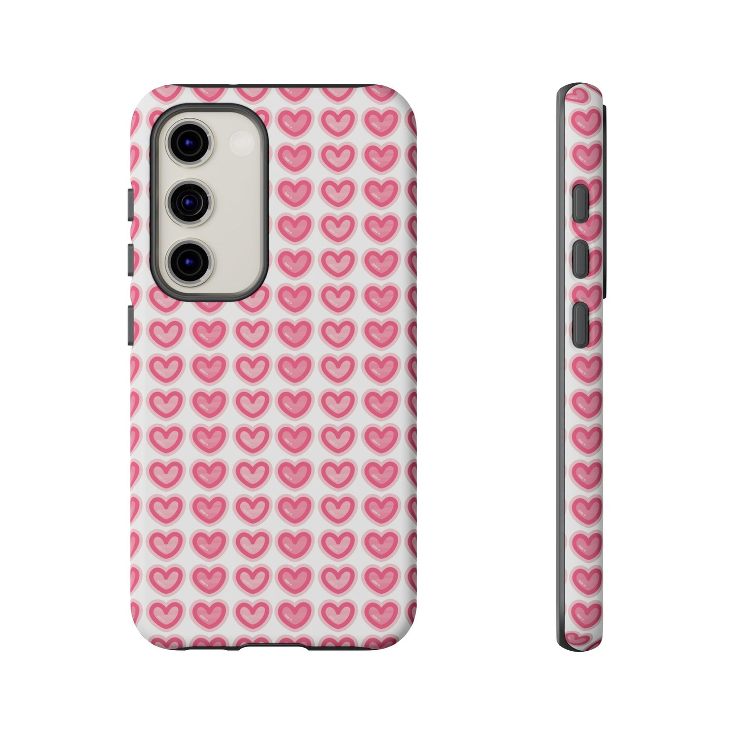 Hearts Pattern - Tough Cases iPhone Samsung Google Pixel - MahaCase