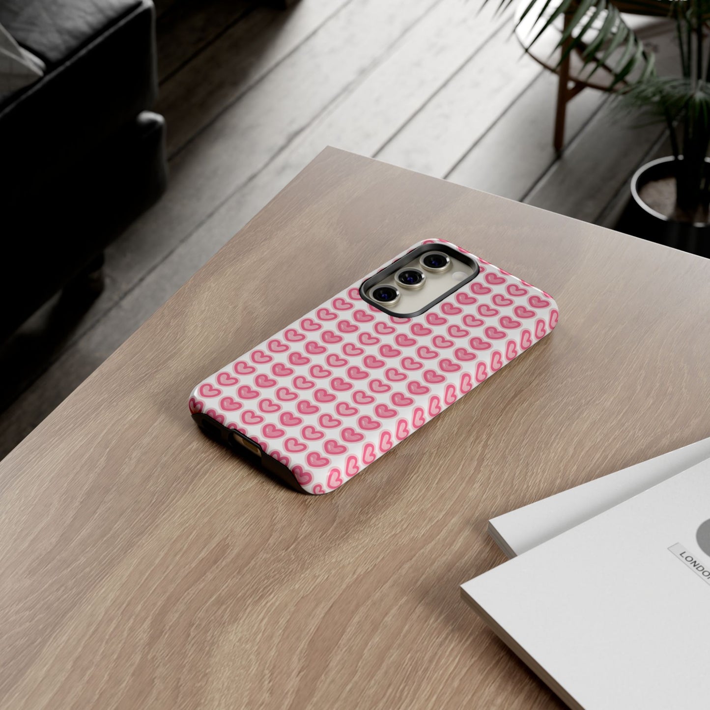 Hearts Pattern - Tough Cases iPhone Samsung Google Pixel - MahaCase