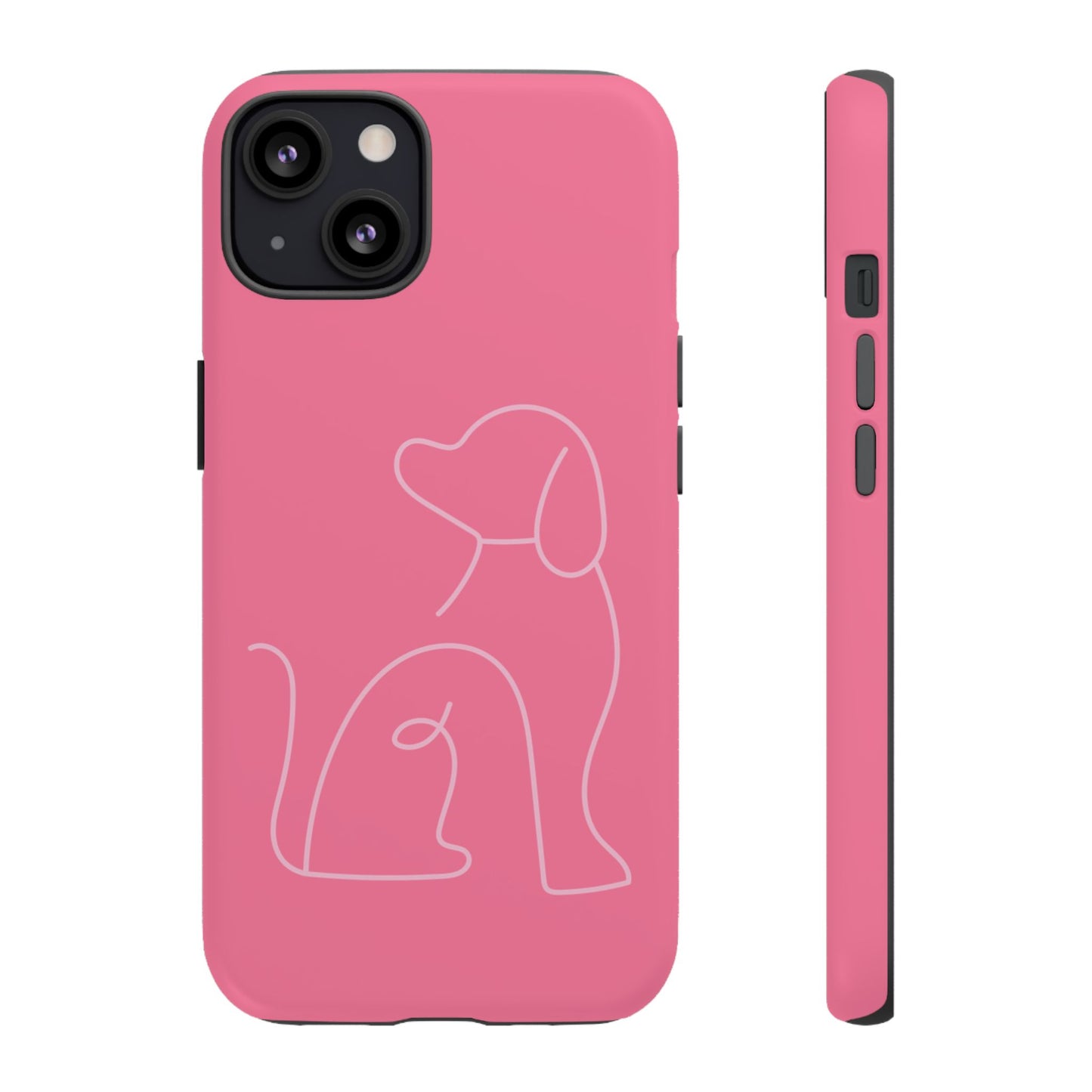 Pink Pup #10-Tough Cases iPhone Samsung Google Pixel - MahaCase