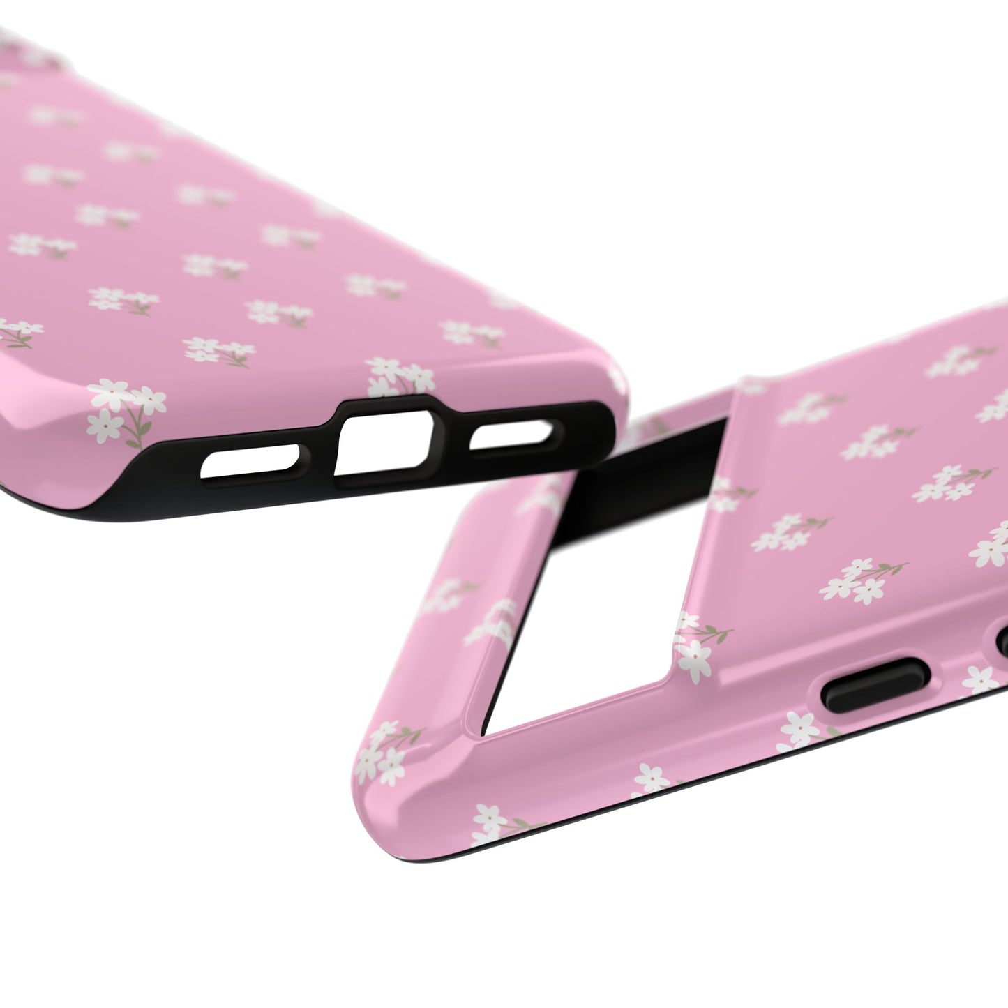 Floral Tough Phone Case - Pink Blossom Design - iPhone Samsung Galaxy Google Pixel - MahaCase