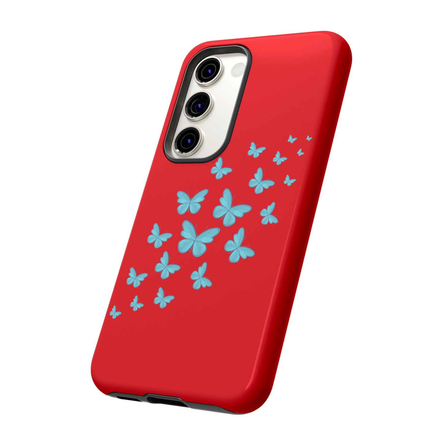 Butterflies in Red - Tough Cases iPhone Samsung Google Pixel - MahaCase