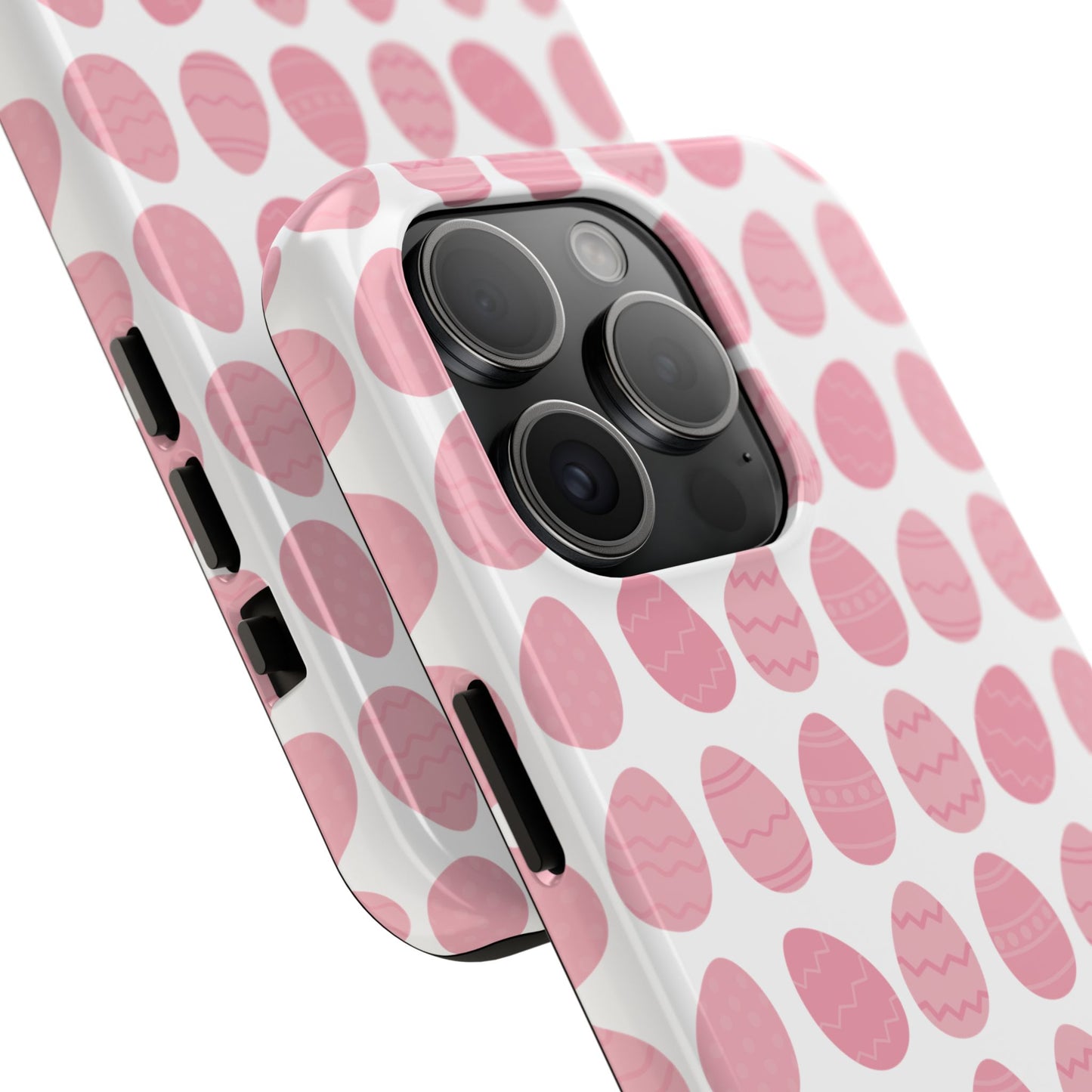 Pink Easter Egg Tough Phone Cases - Durable Protection for Spring Celebrations iPhone Samsung Galaxy - MahaCase