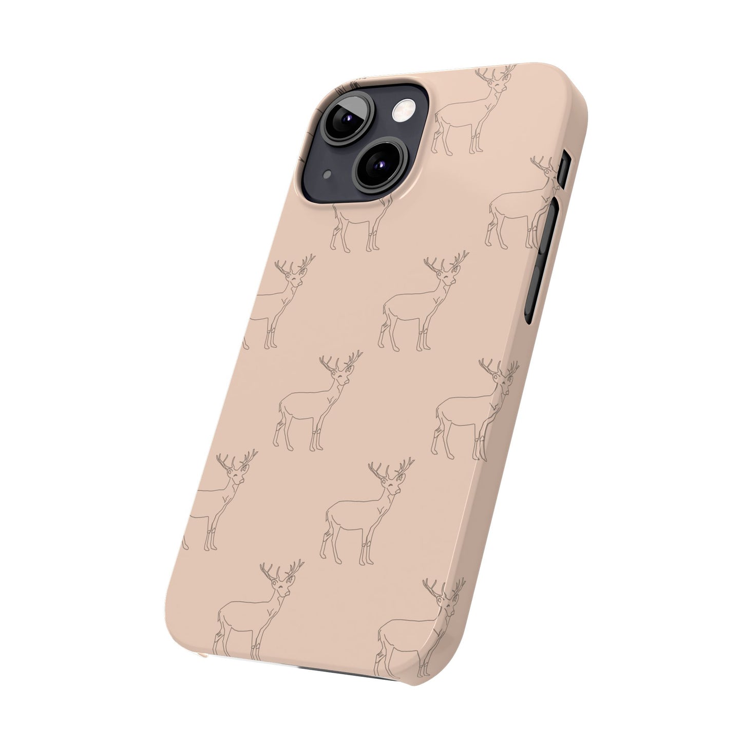 Deer Pattern #03-Slim iPhone Cases - MahaCase