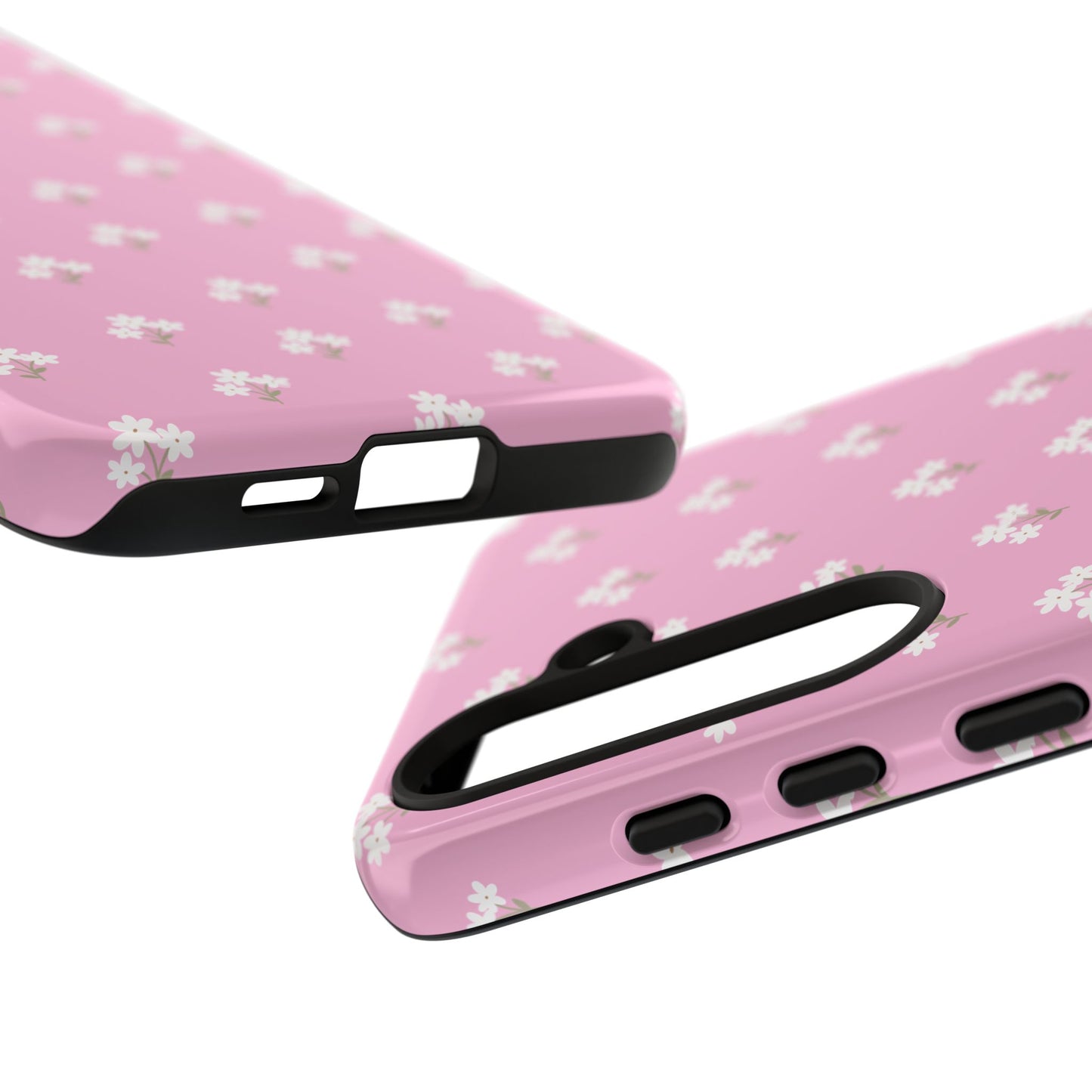 Floral Tough Phone Case - Pink Blossom Design - iPhone Samsung Galaxy Google Pixel - MahaCase
