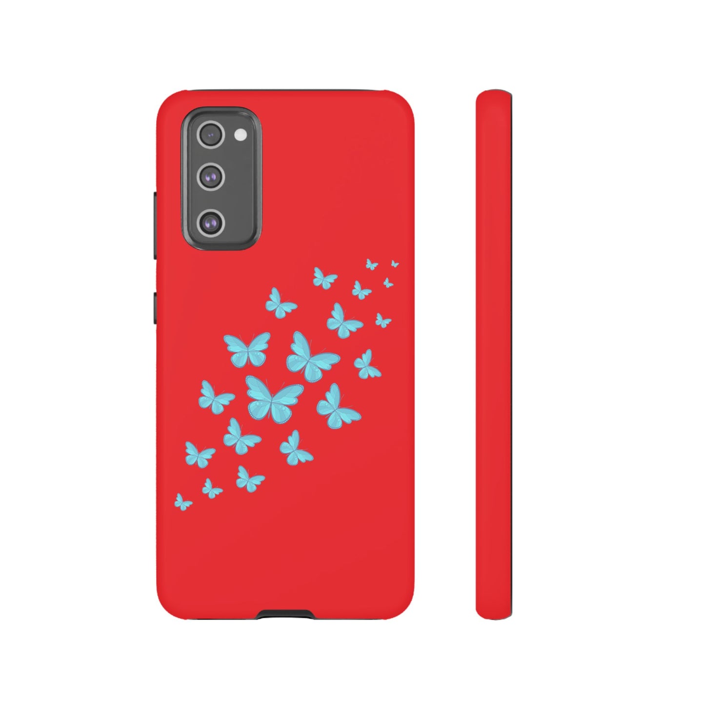 Butterflies in Red - Tough Cases iPhone Samsung Google Pixel - MahaCase