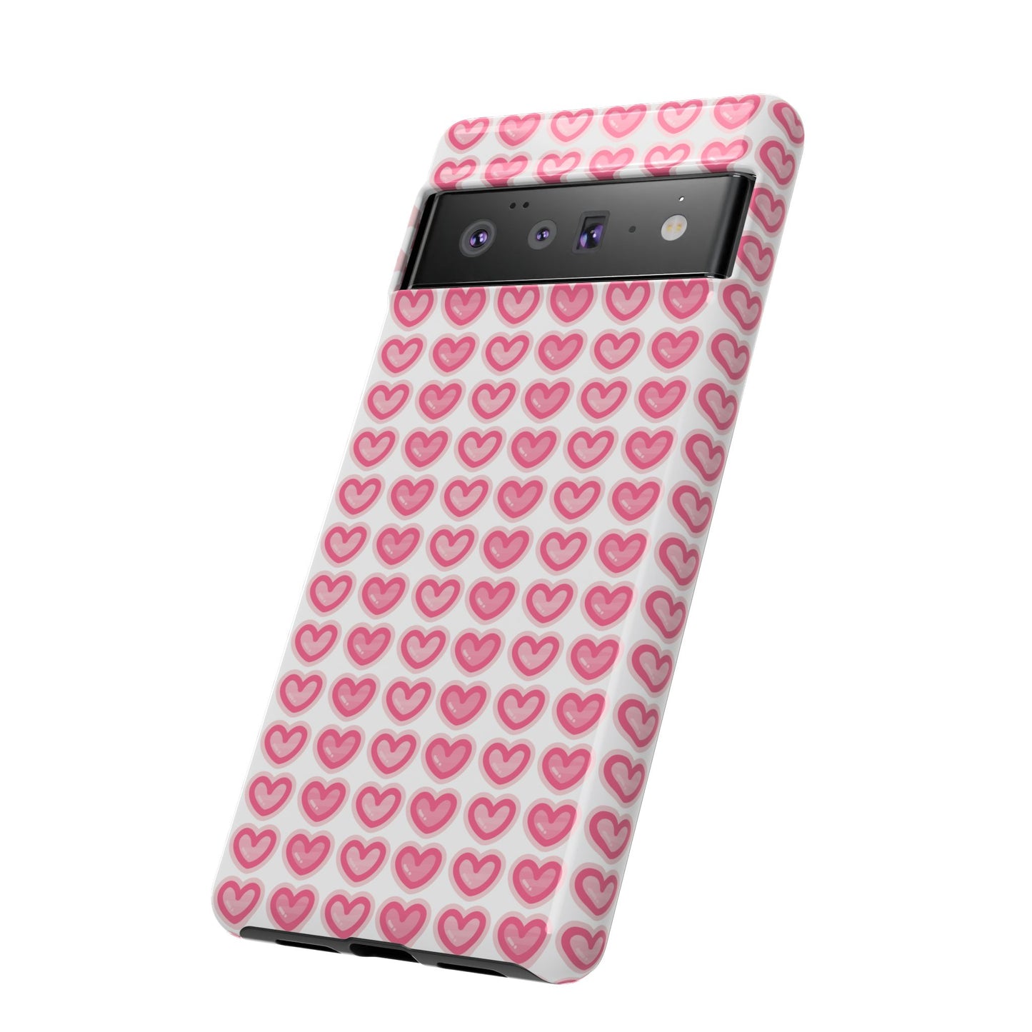 Hearts Pattern - Tough Cases iPhone Samsung Google Pixel - MahaCase