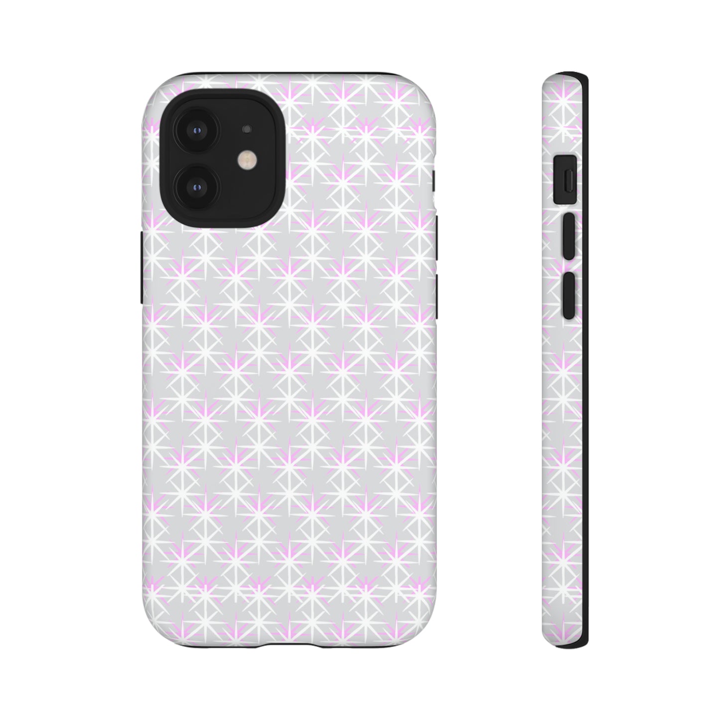 Grey Skies, Pink Stars-Tough Cases - MahaCase