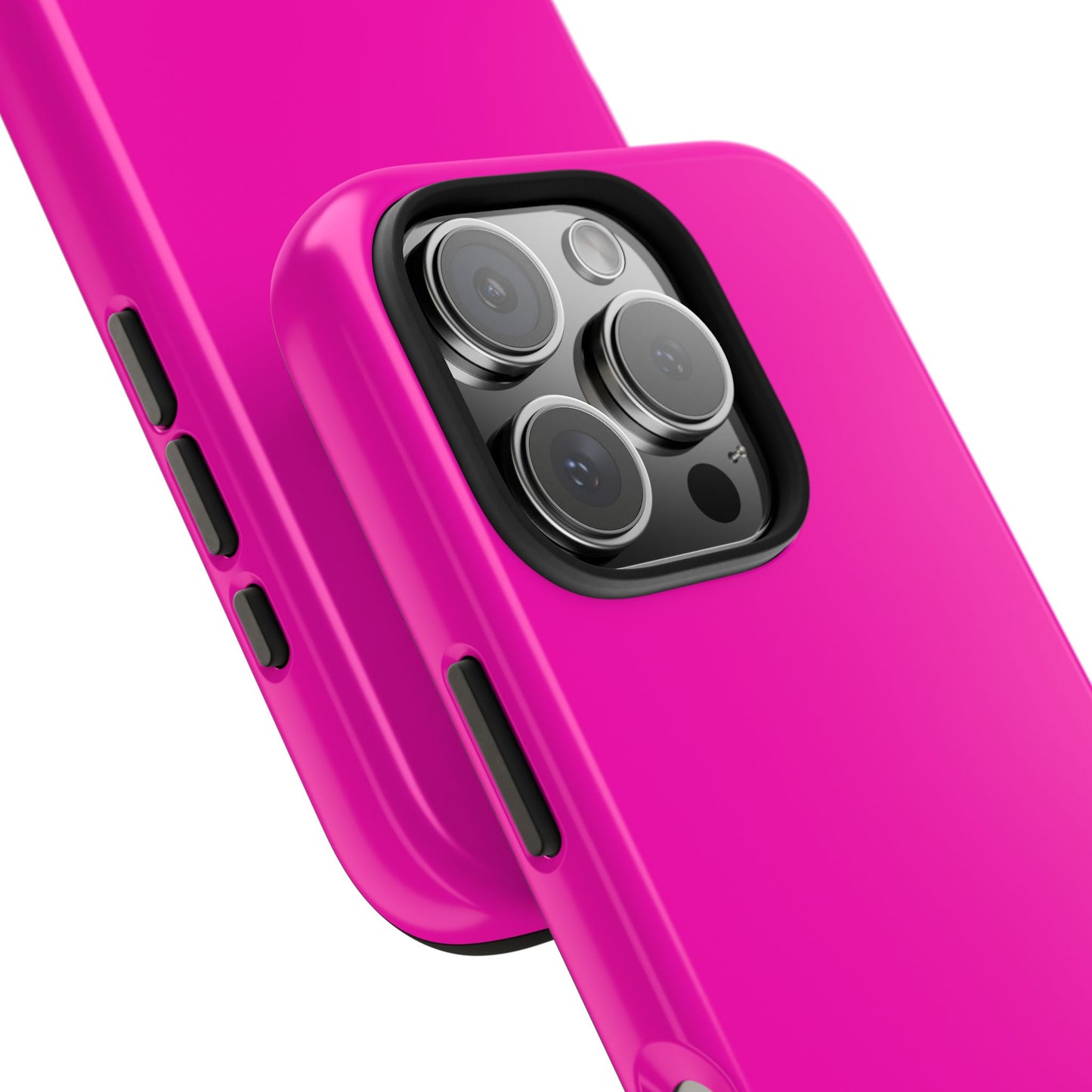 Simple Hot Pink-Tough Phone Cases - MahaCase