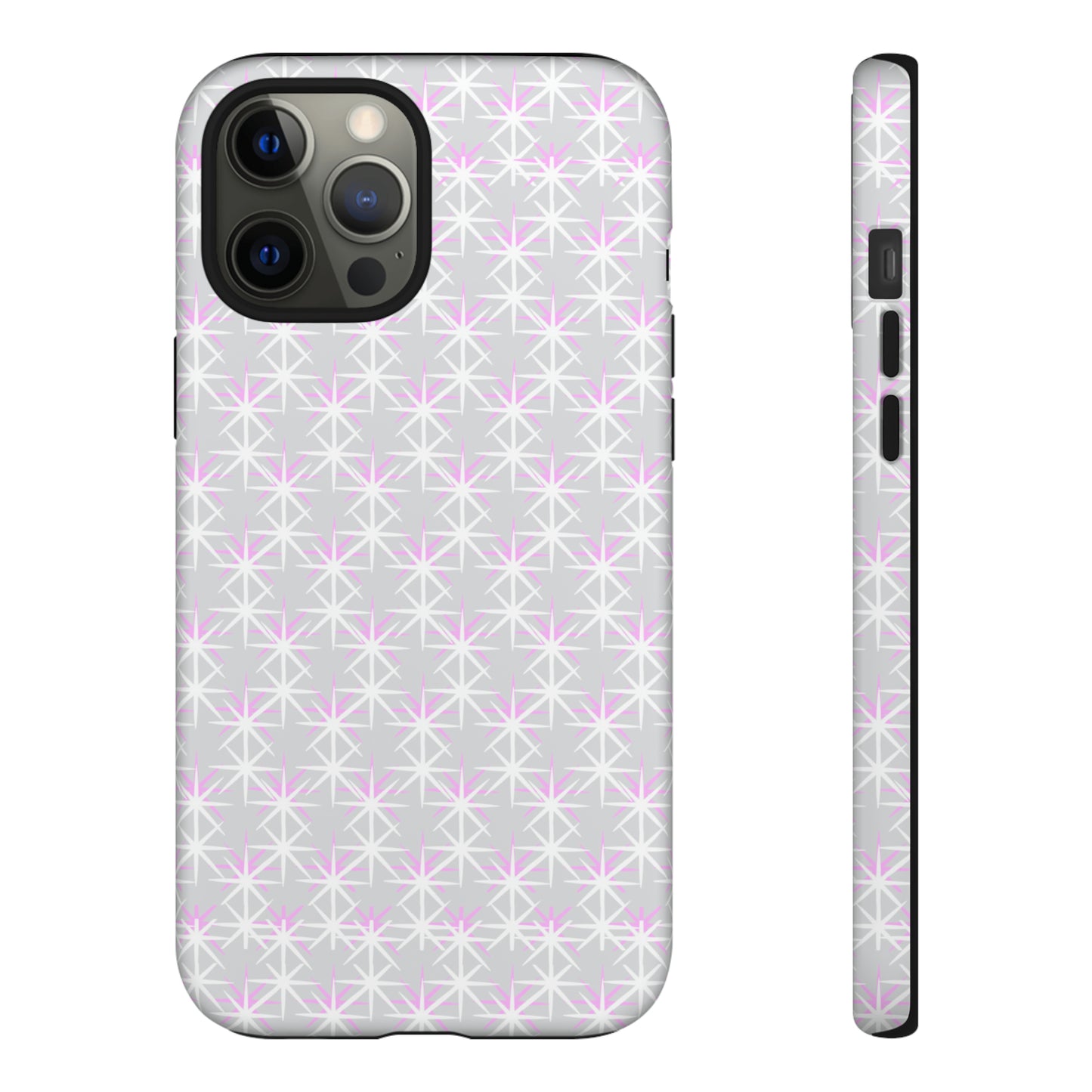 Grey Skies, Pink Stars-Tough Cases - MahaCase