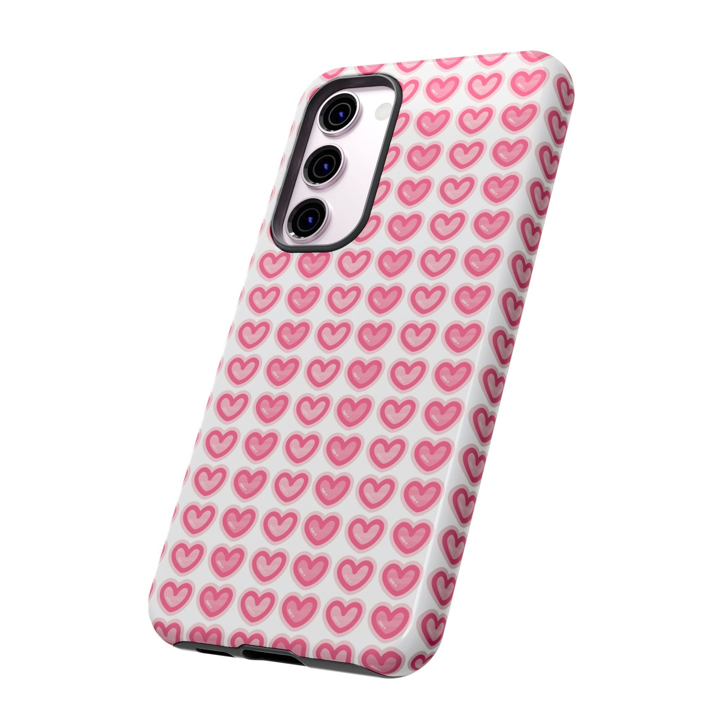 Hearts Pattern - Tough Cases iPhone Samsung Google Pixel - MahaCase