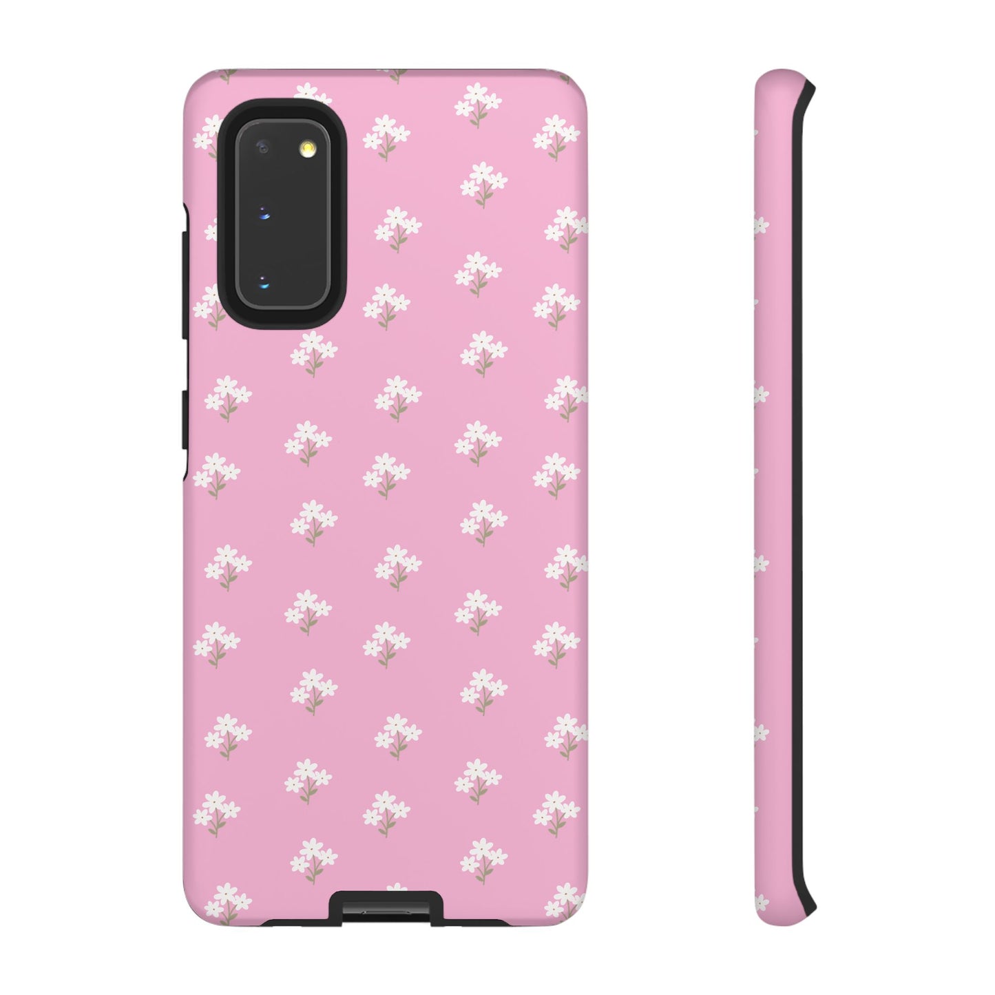 Floral Tough Phone Case - Pink Blossom Design - iPhone Samsung Galaxy Google Pixel - MahaCase