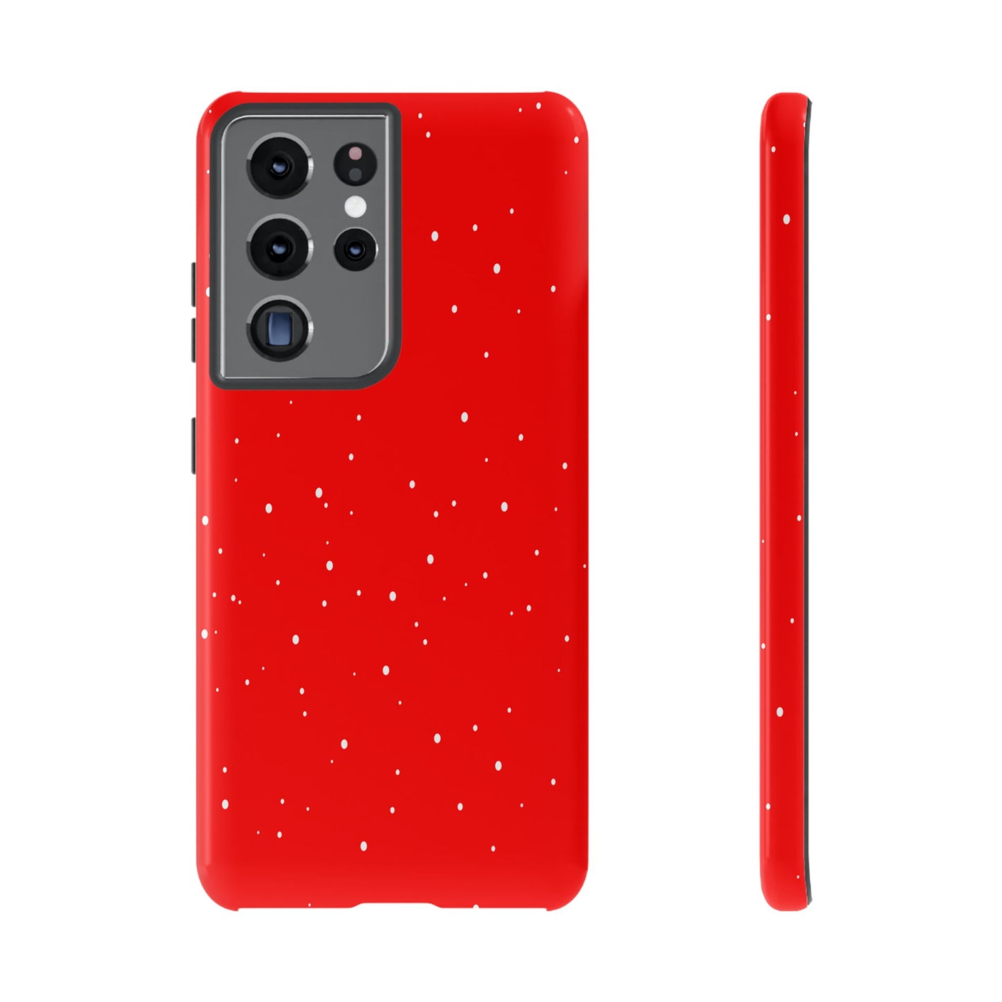 Snowy Red - Tough Cases iPhone Samsung Google Pixel - MahaCase