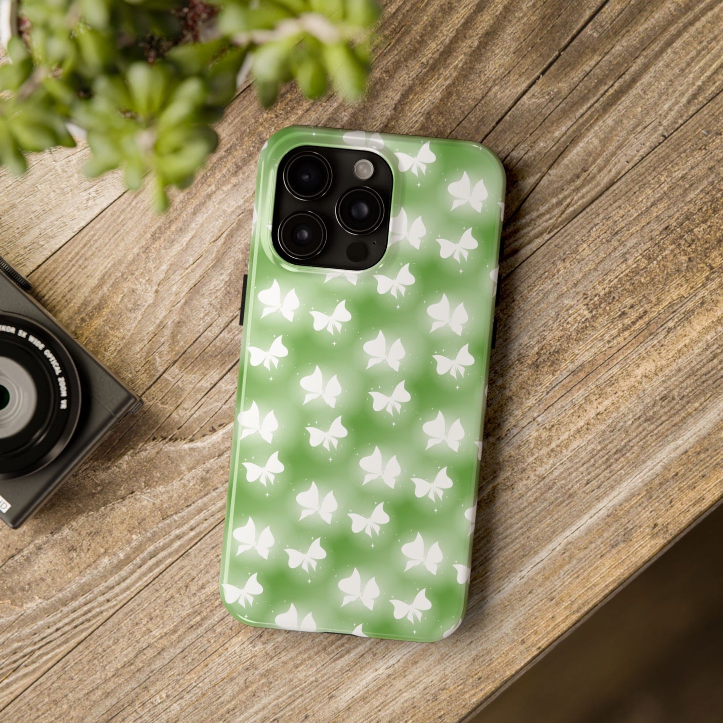 Nature-Inspired Tough Phone Case with Butterfly Design iPhone Samsung Galaxy - MahaCase