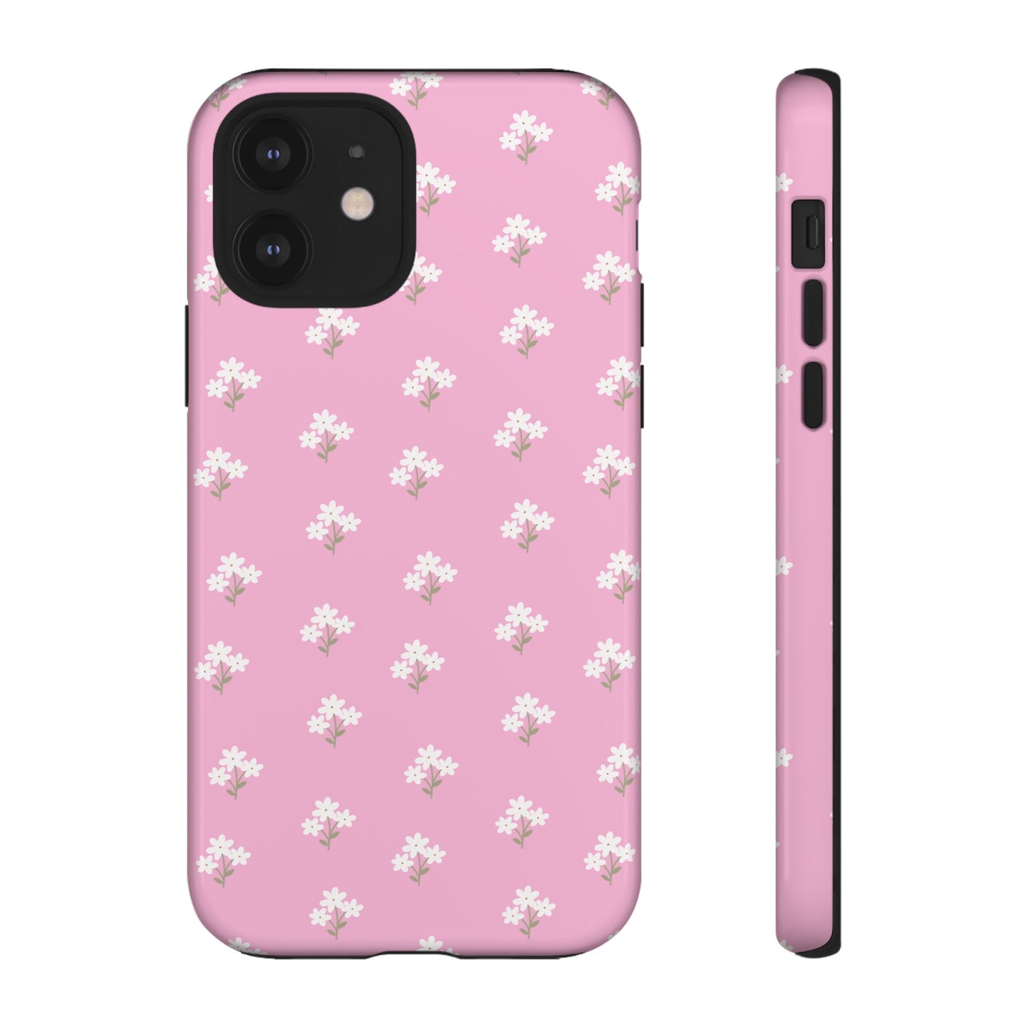 Floral Tough Phone Case - Pink Blossom Design - iPhone Samsung Galaxy Google Pixel - MahaCase