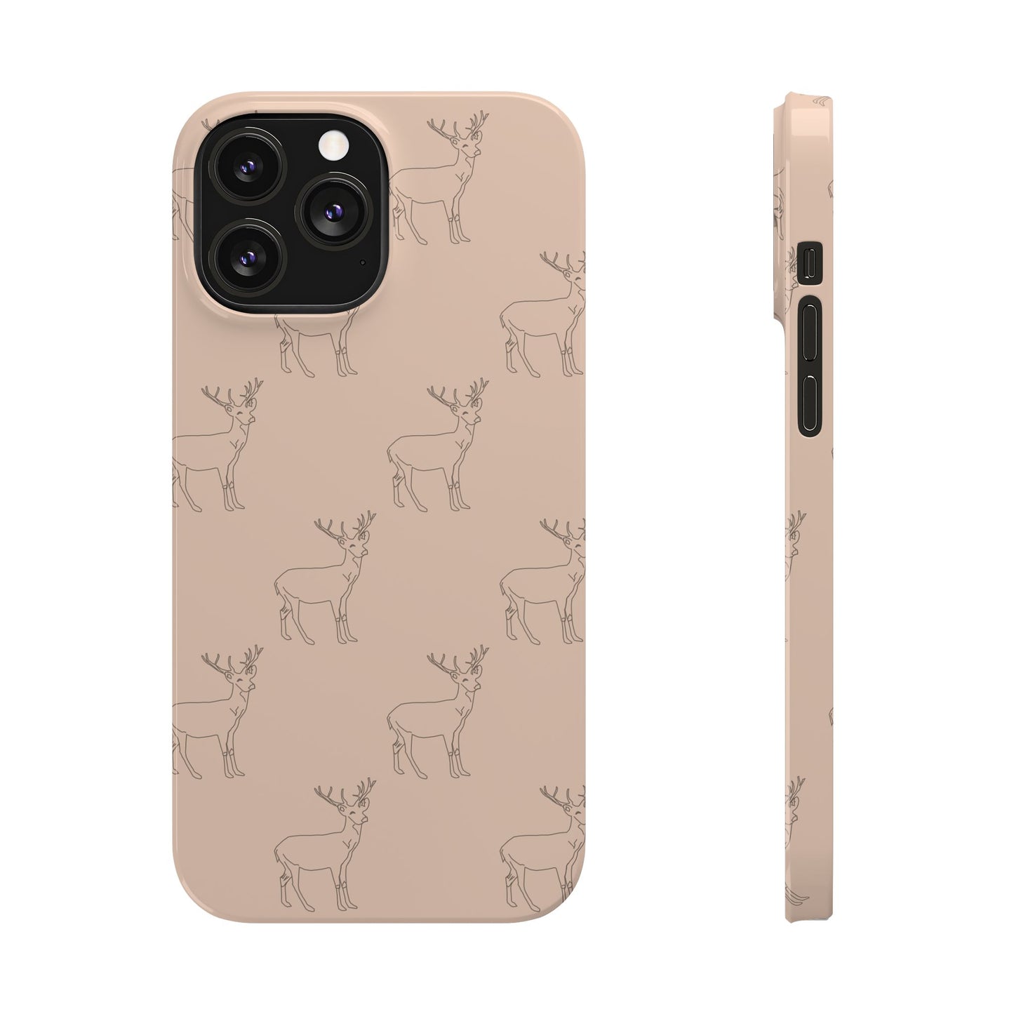 Deer Pattern #03-Slim iPhone Cases - MahaCase