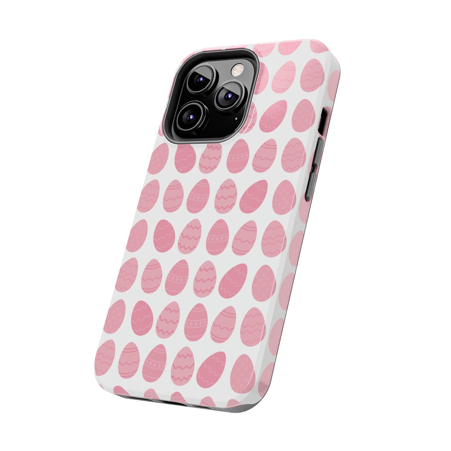 Pink Easter Egg Tough Phone Cases - Durable Protection for Spring Celebrations iPhone Samsung Galaxy - MahaCase