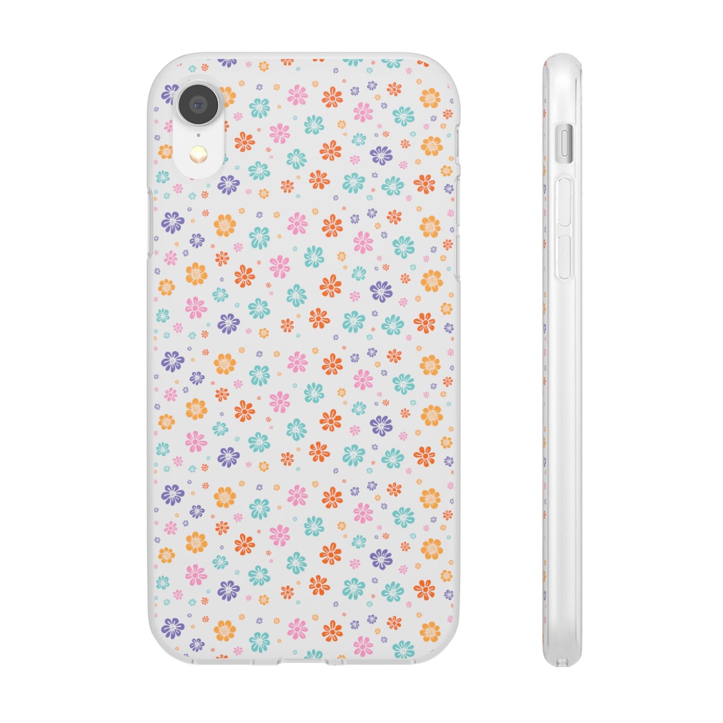 Colorful Spring Floral Flexi Case - Stylish Phone Protection - iPhone Samsung with Gift Packaging - MahaCase