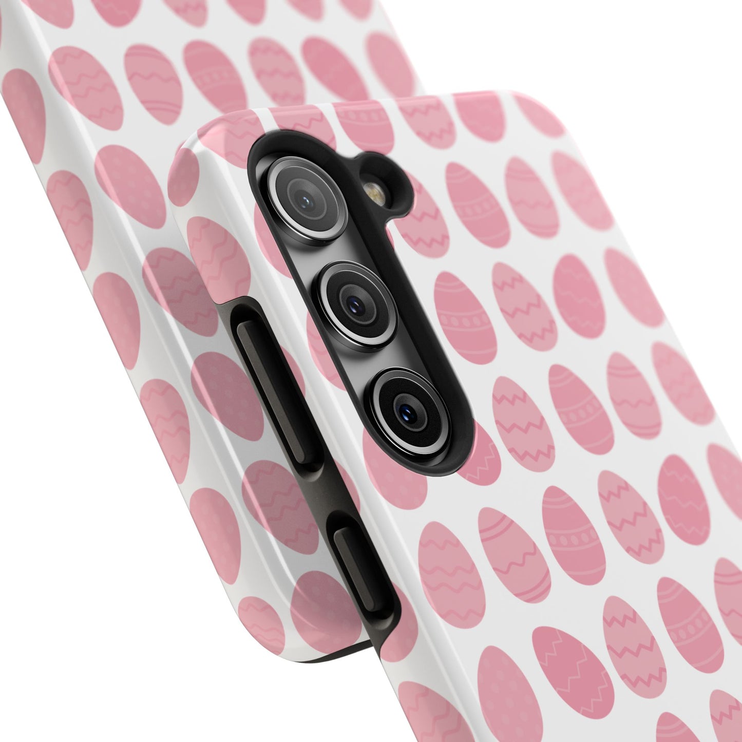 Pink Easter Egg Tough Phone Cases - Durable Protection for Spring Celebrations iPhone Samsung Galaxy - MahaCase