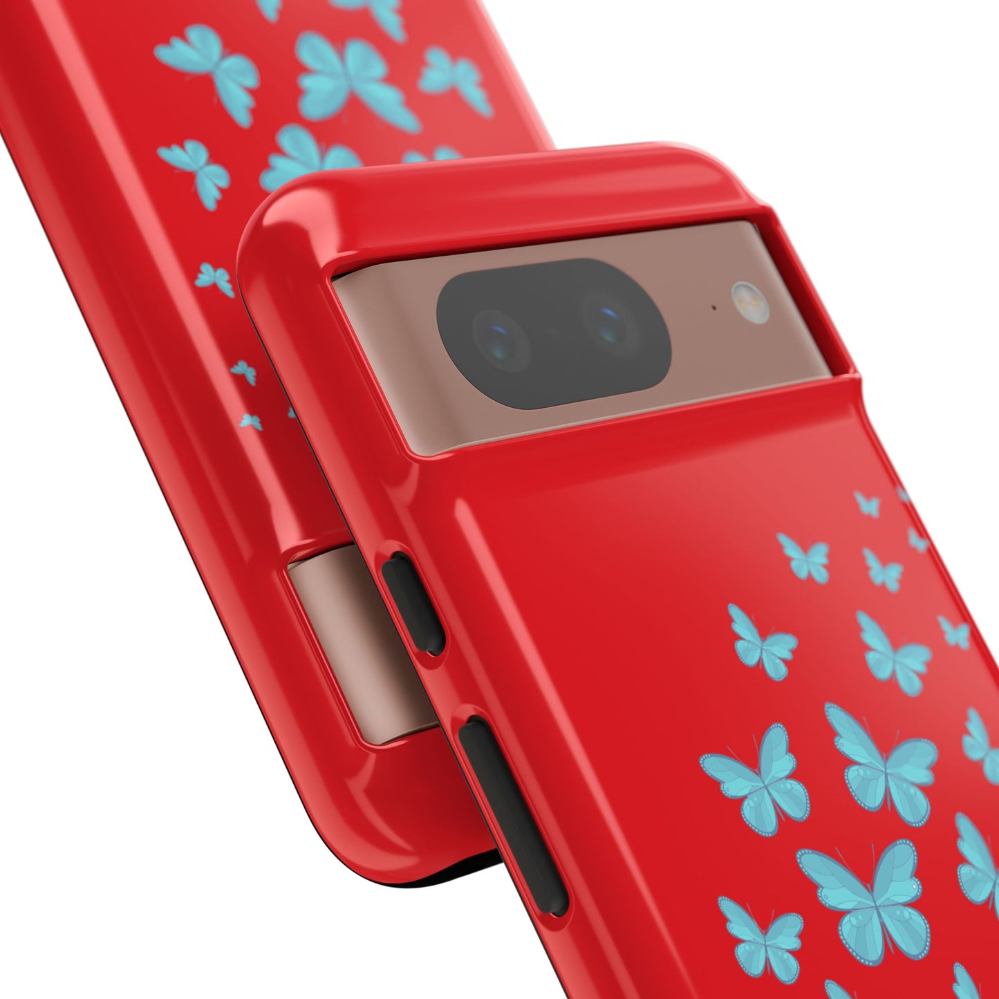 Butterflies in Red - Tough Cases iPhone Samsung Google Pixel - MahaCase