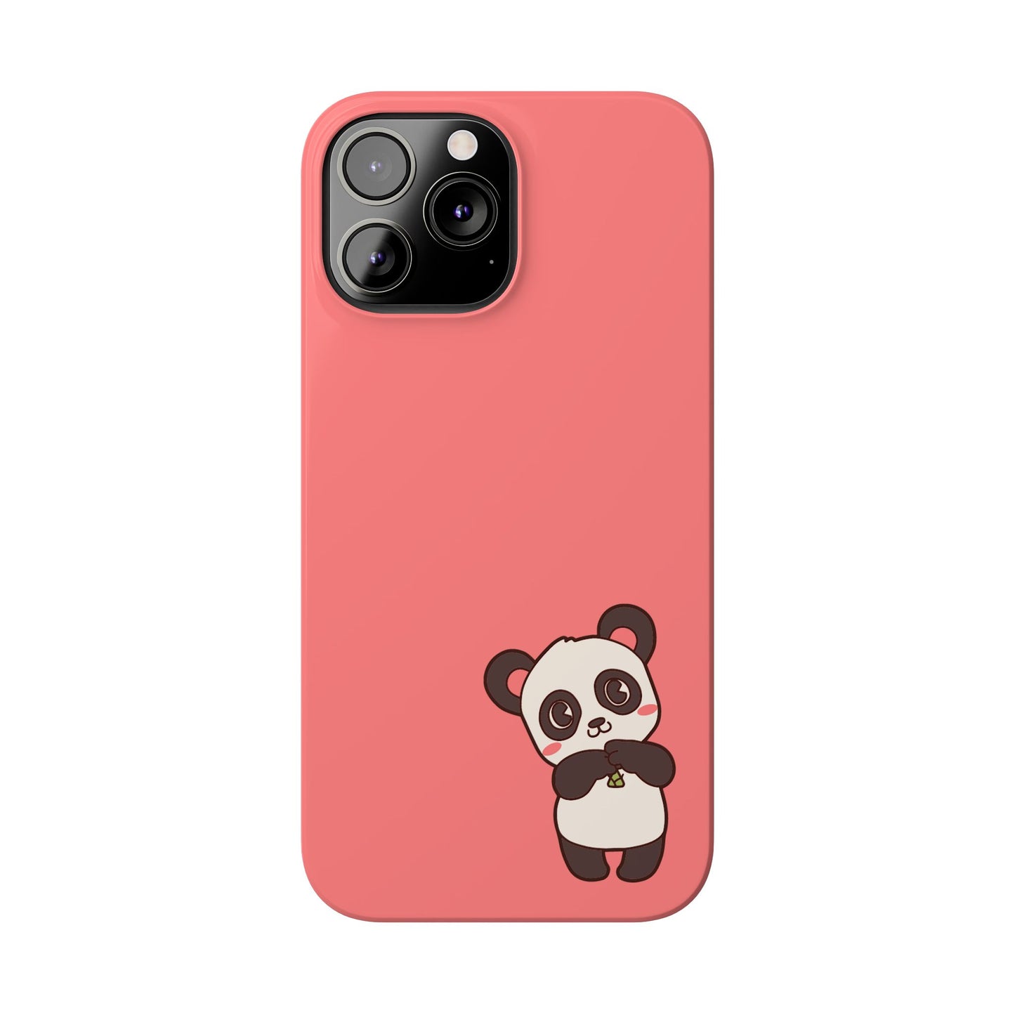 Cute Panda #36-Slim iPhone Cases - MahaCase
