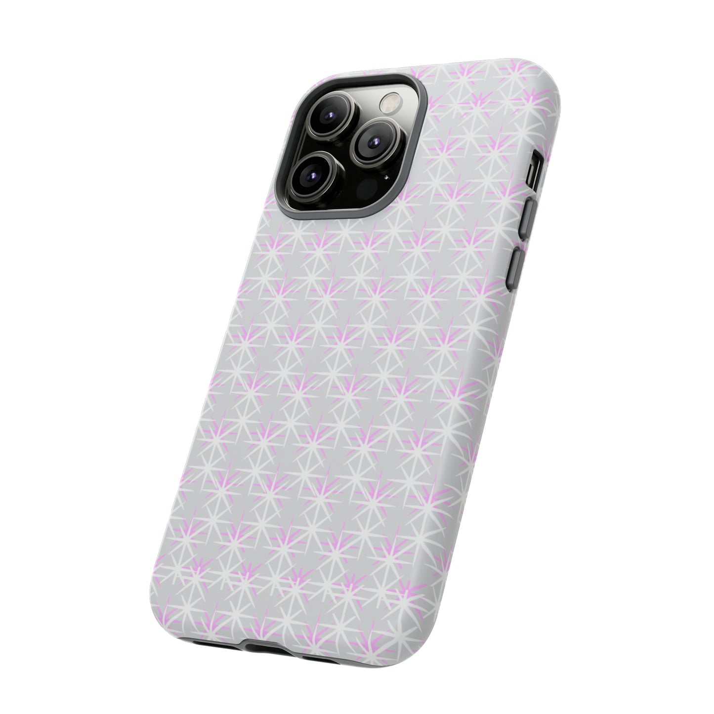 Grey Skies, Pink Stars-Tough Cases - MahaCase