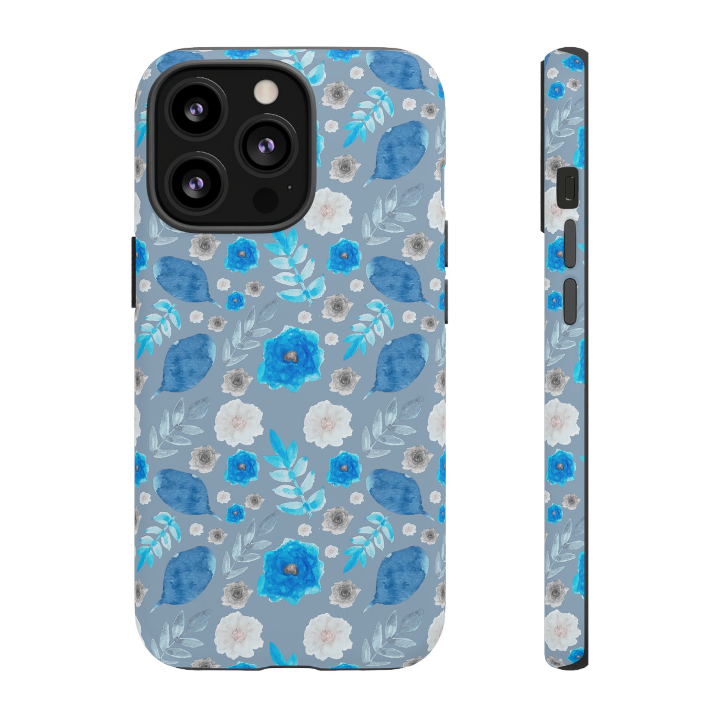 Blue Blooms-Tough Cases - MahaCase