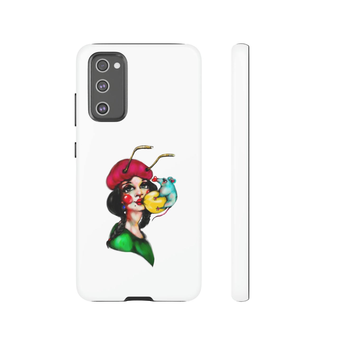 Design #211 White BKG-Tough Cases - MahaCase