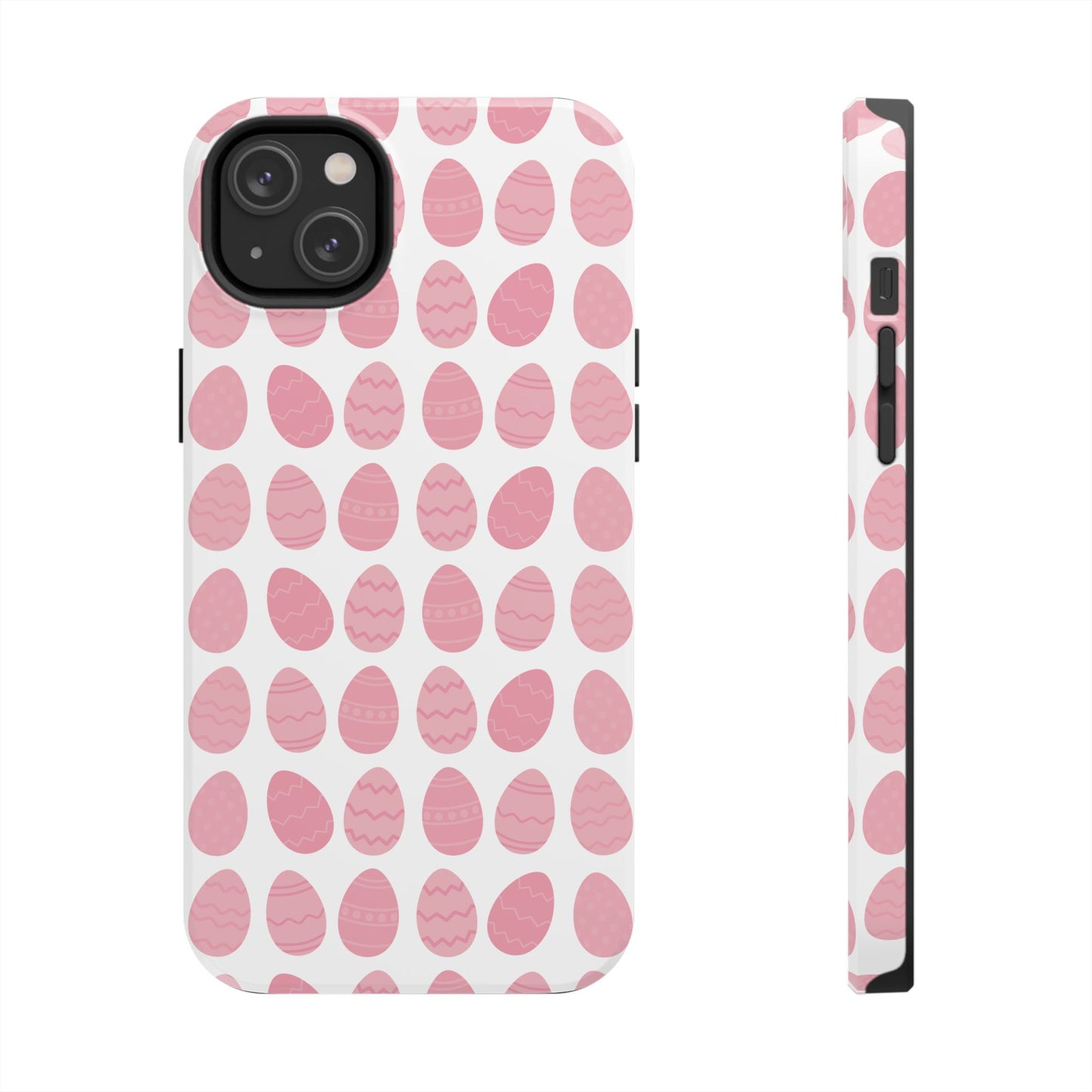 Pink Easter Egg Tough Phone Cases - Durable Protection for Spring Celebrations iPhone Samsung Galaxy - MahaCase