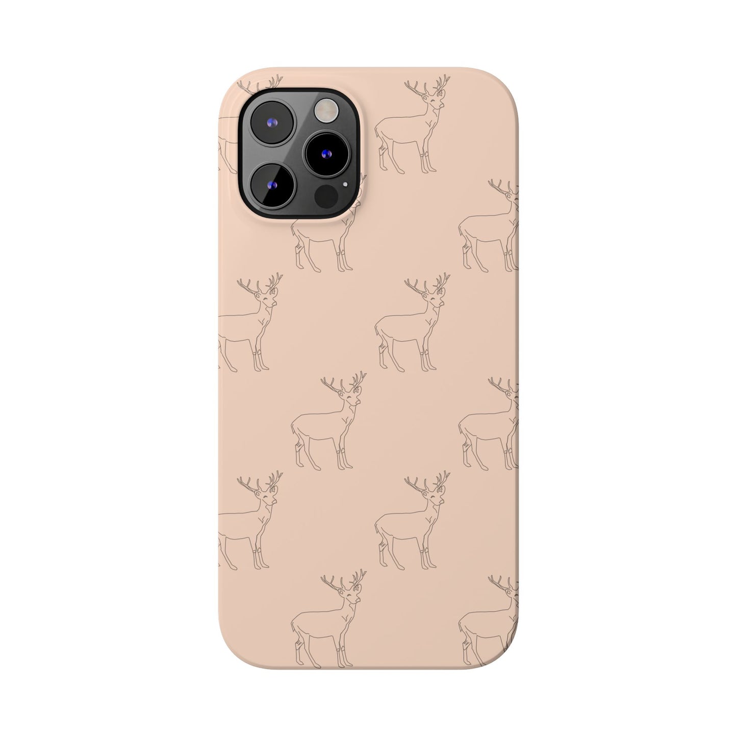 Deer Pattern #03-Slim iPhone Cases - MahaCase