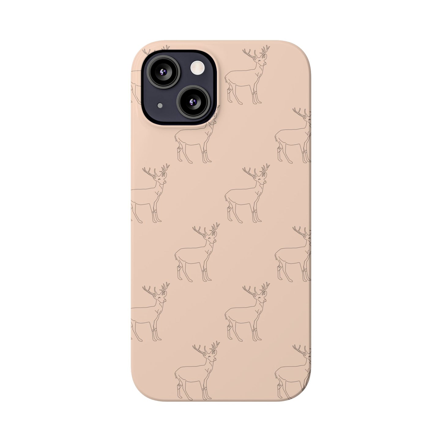 Deer Pattern #03-Slim iPhone Cases - MahaCase