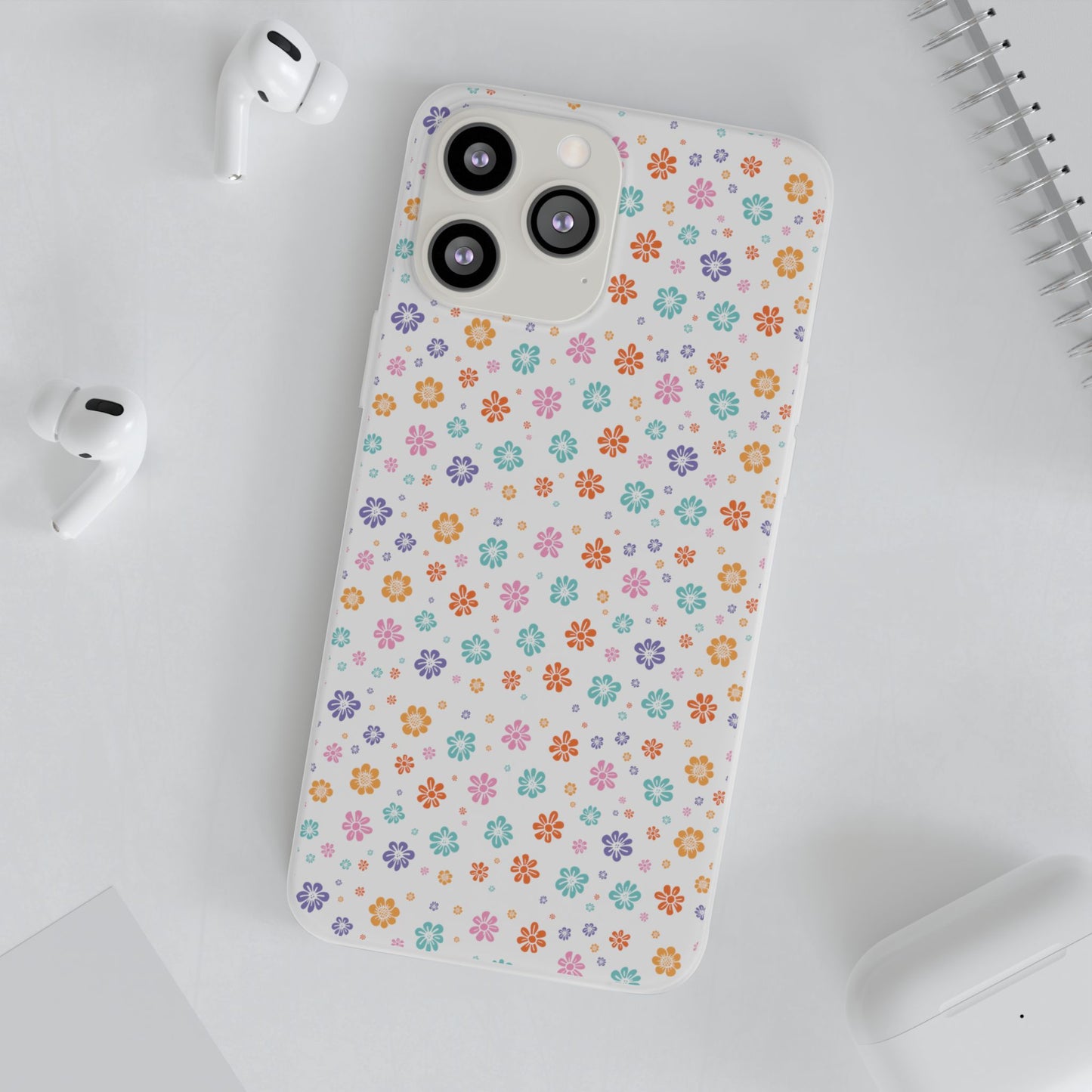 Colorful Spring Floral Flexi Case - Stylish Phone Protection - iPhone Samsung with Gift Packaging - MahaCase