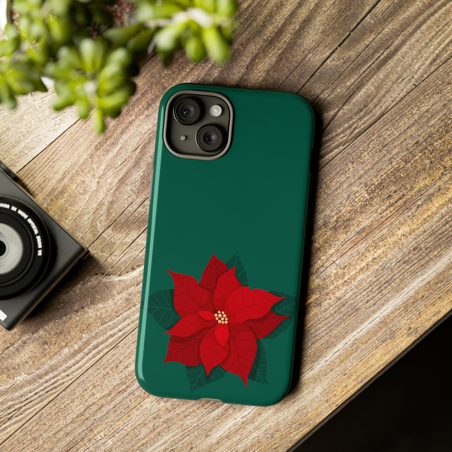 Poinsettia Charm #10-Tough Cases - MahaCase