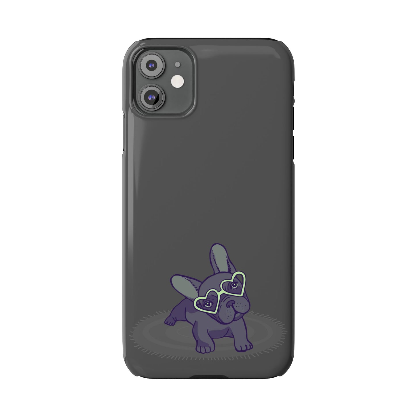 Bulldog Puppy Slim iPhone Cases - MahaCase