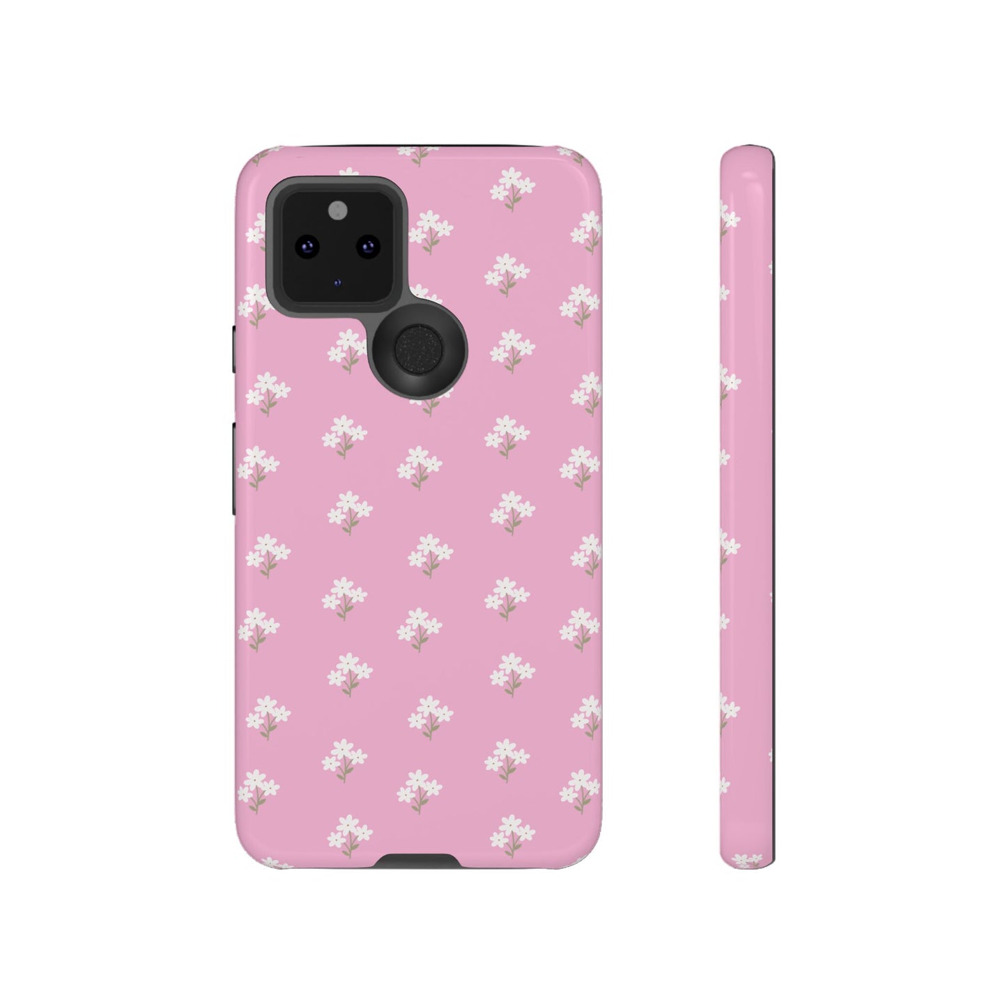 Floral Tough Phone Case - Pink Blossom Design - iPhone Samsung Galaxy Google Pixel - MahaCase
