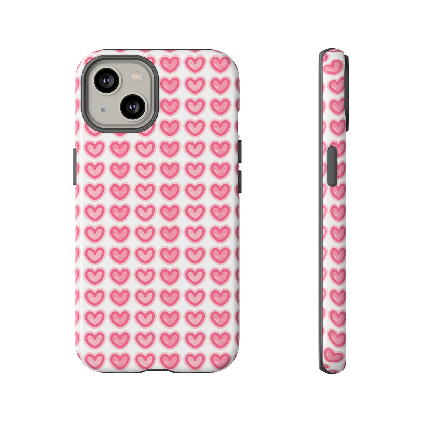 Hearts Pattern - Tough Cases iPhone Samsung Google Pixel - MahaCase