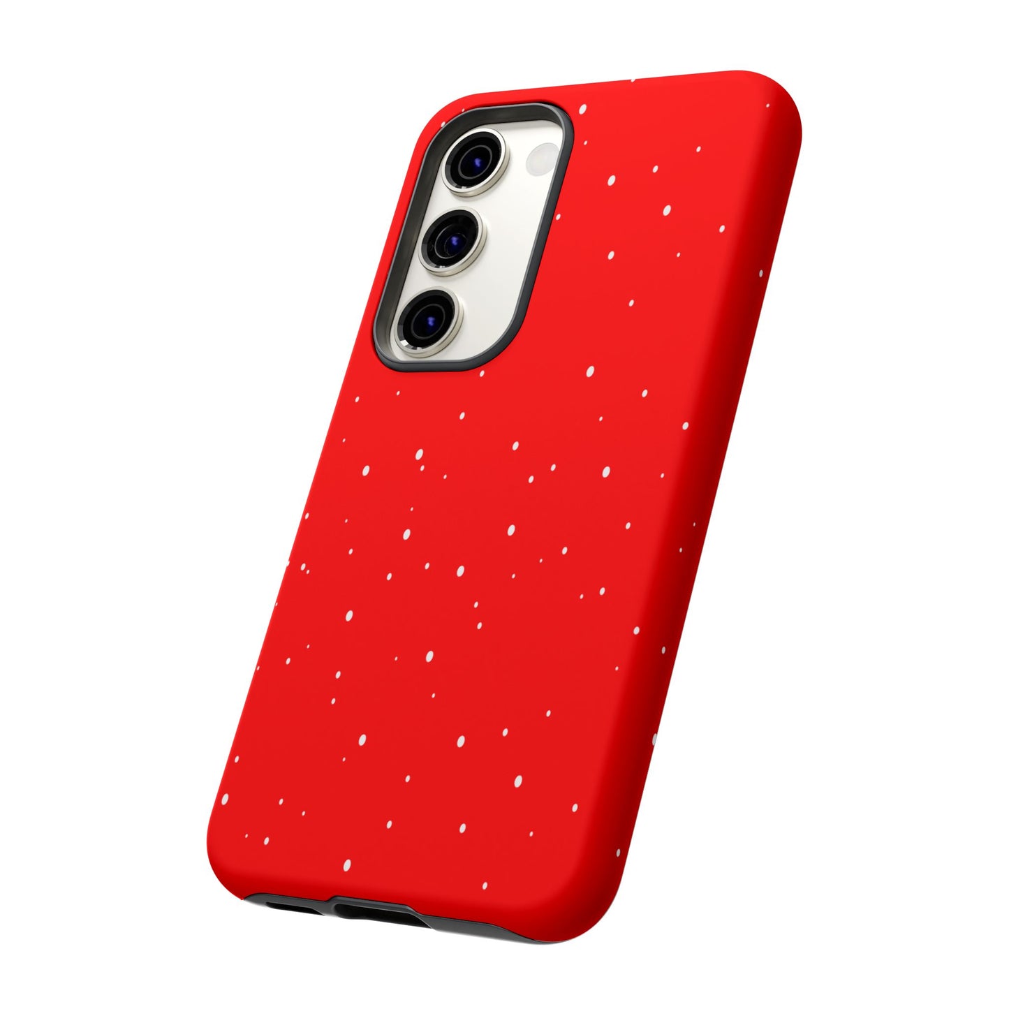 Snowy Red - Tough Cases iPhone Samsung Google Pixel - MahaCase