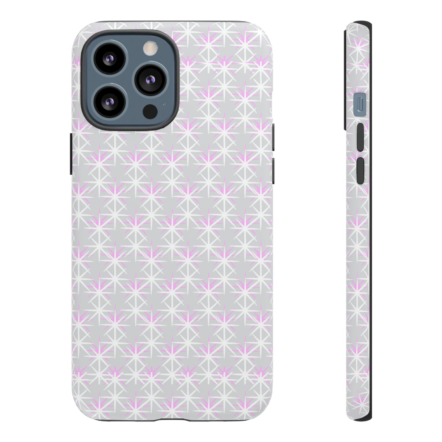 Grey Skies, Pink Stars-Tough Cases - MahaCase