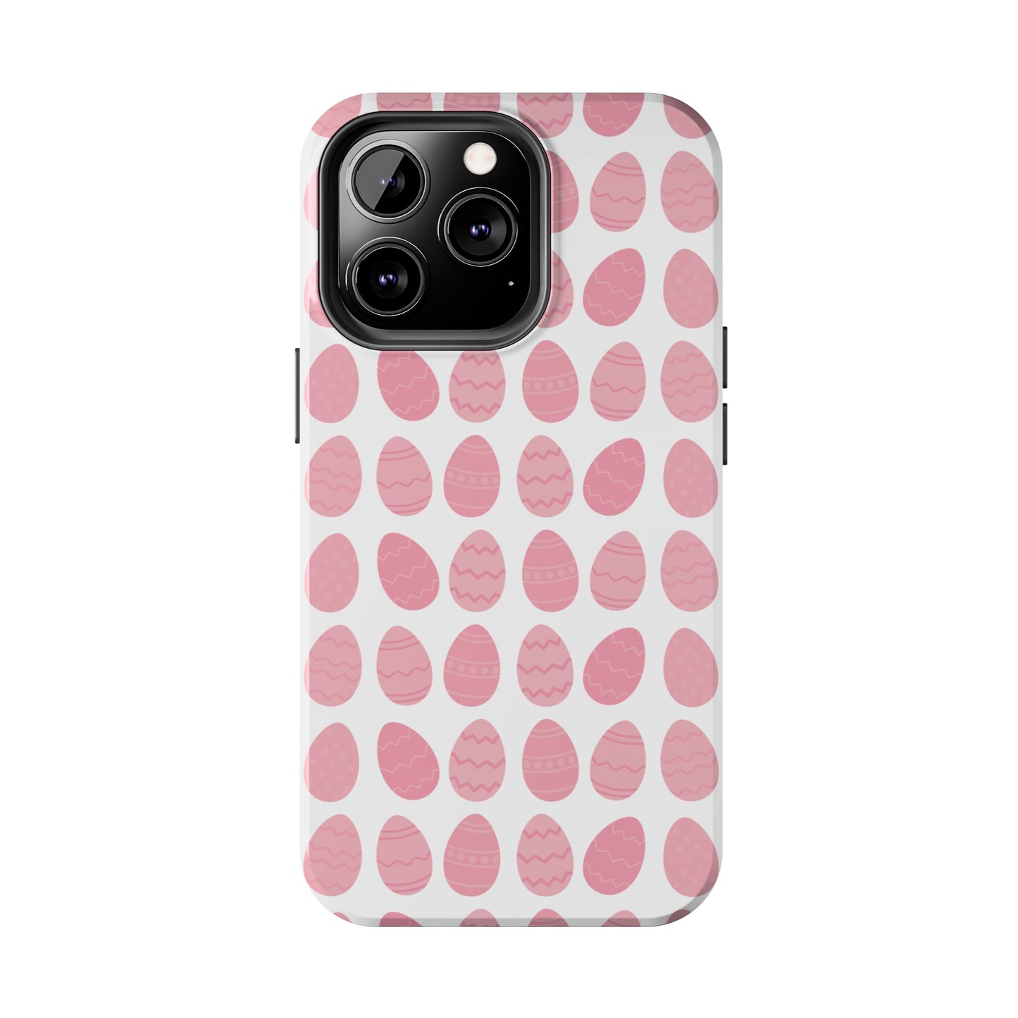 Pink Easter Egg Tough Phone Cases - Durable Protection for Spring Celebrations iPhone Samsung Galaxy - MahaCase
