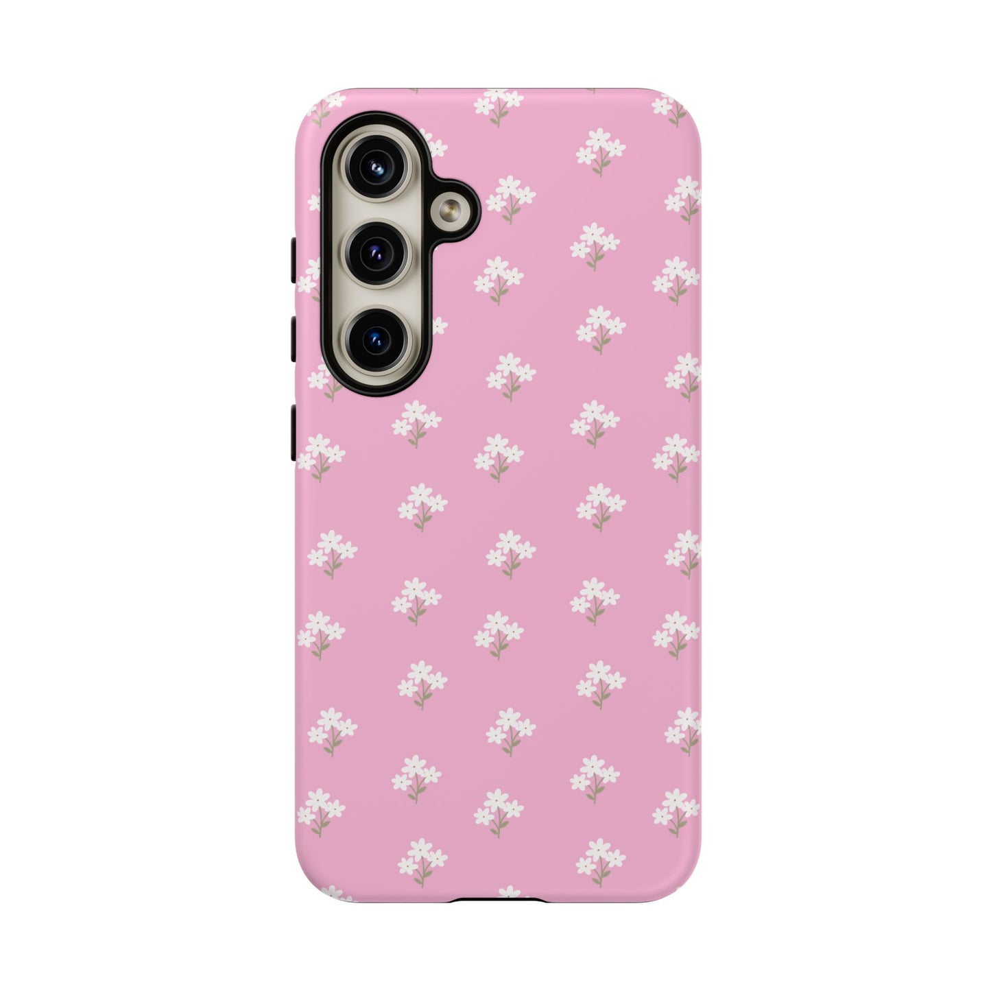 Floral Tough Phone Case - Pink Blossom Design - iPhone Samsung Galaxy Google Pixel - MahaCase