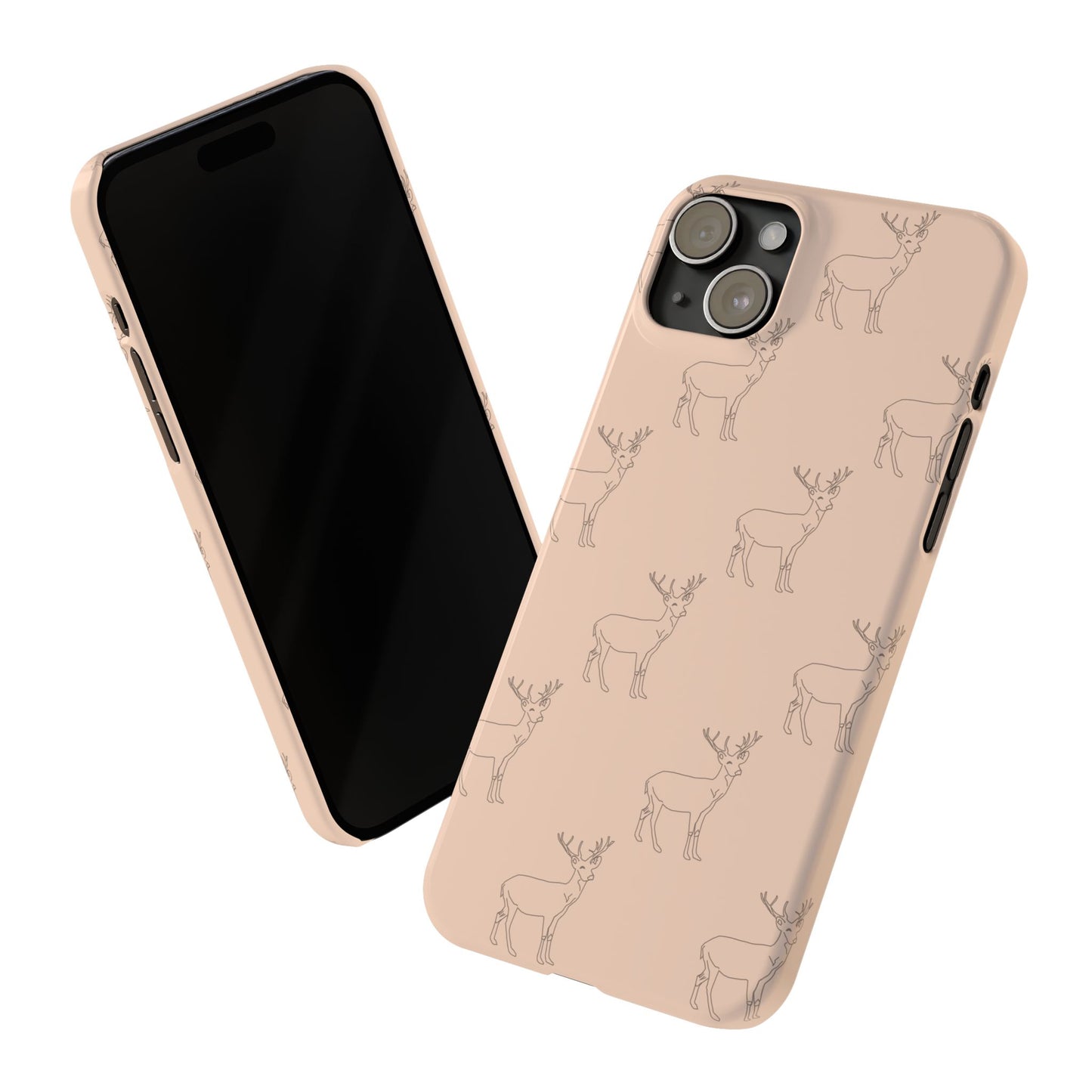 Deer Pattern #03-Slim iPhone Cases - MahaCase
