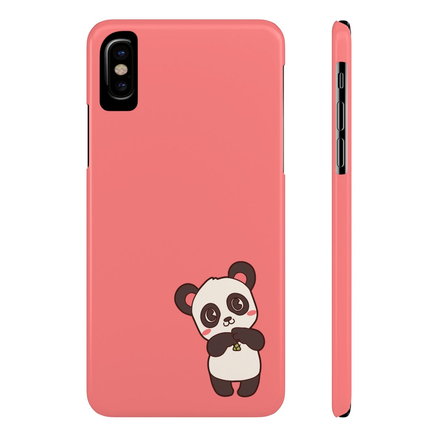 Cute Panda #36-Slim iPhone Cases - MahaCase