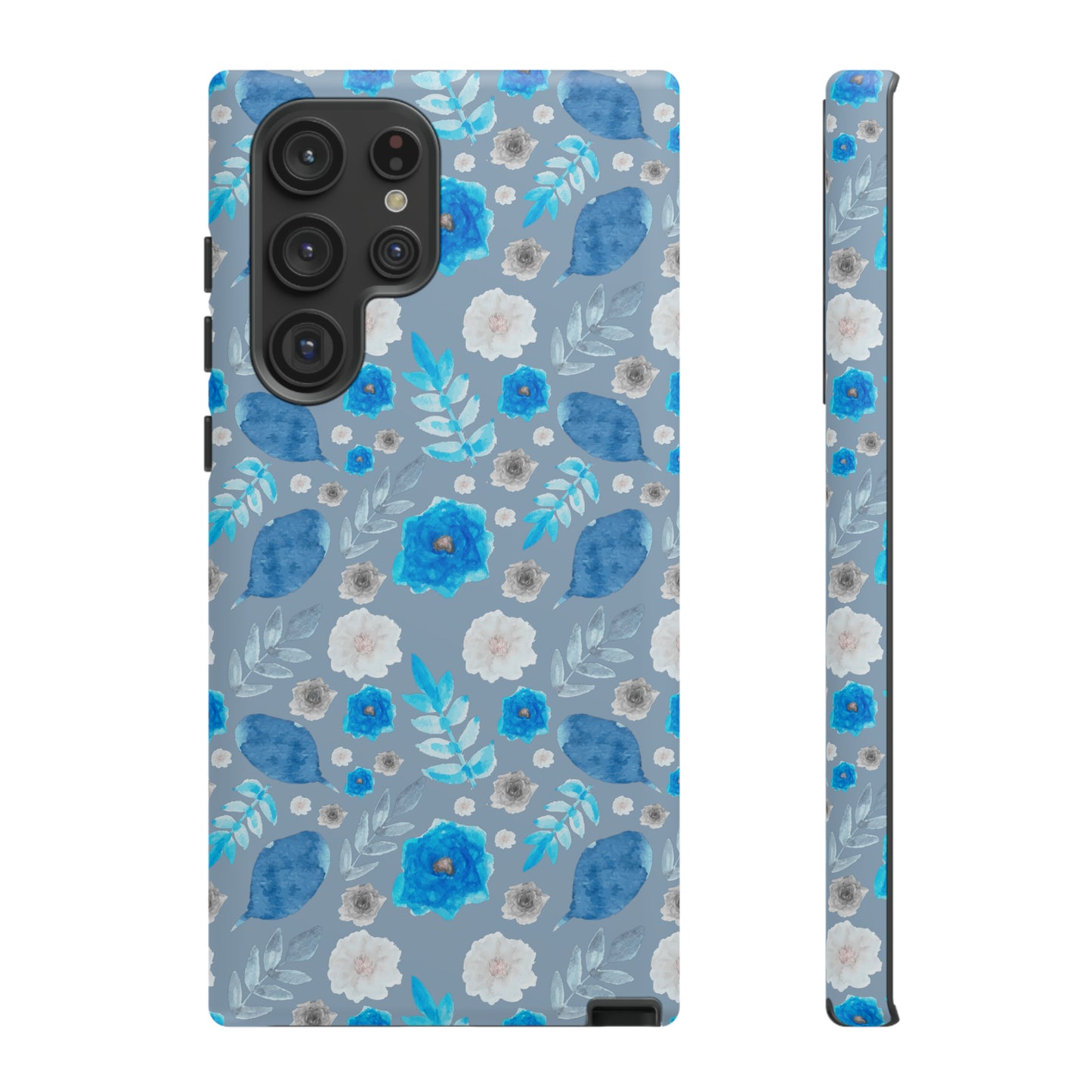 Blue Blooms-Tough Cases - MahaCase
