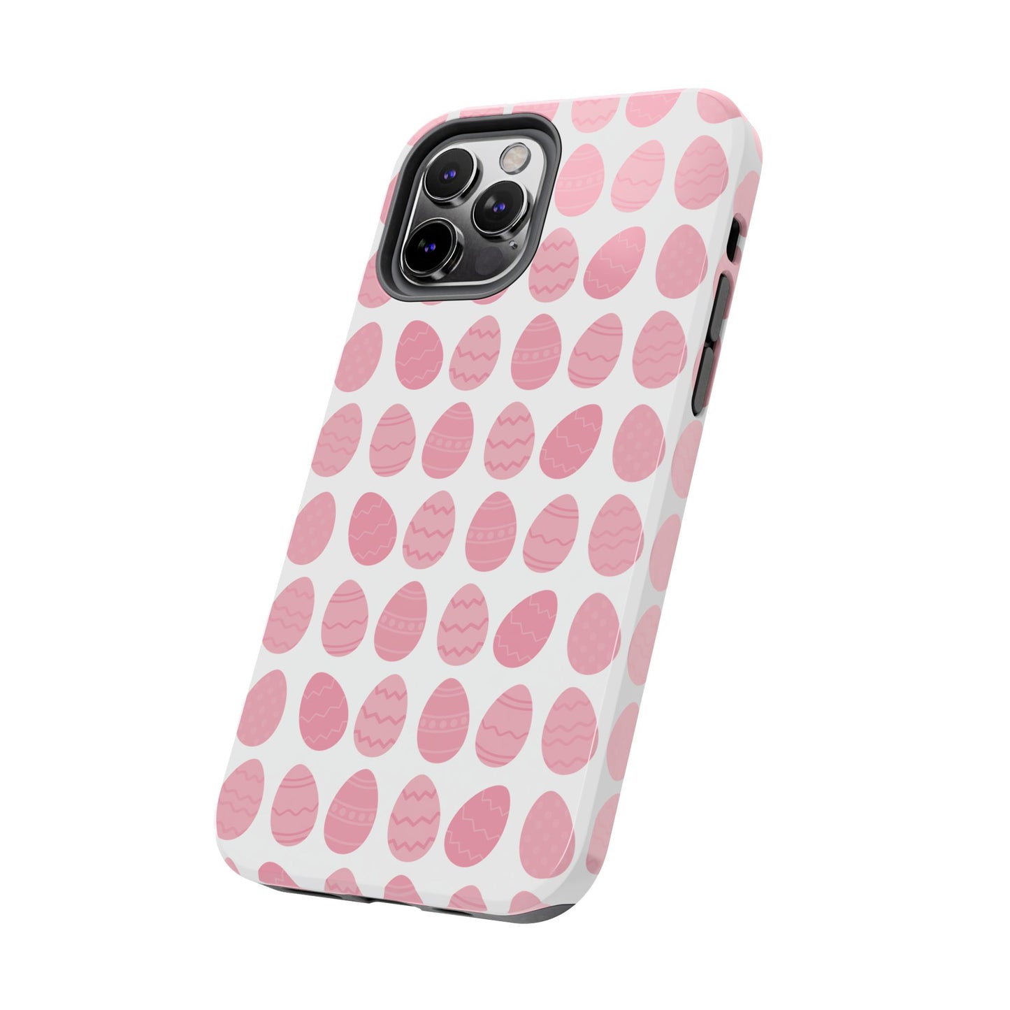 Pink Easter Egg Tough Phone Cases - Durable Protection for Spring Celebrations iPhone Samsung Galaxy - MahaCase