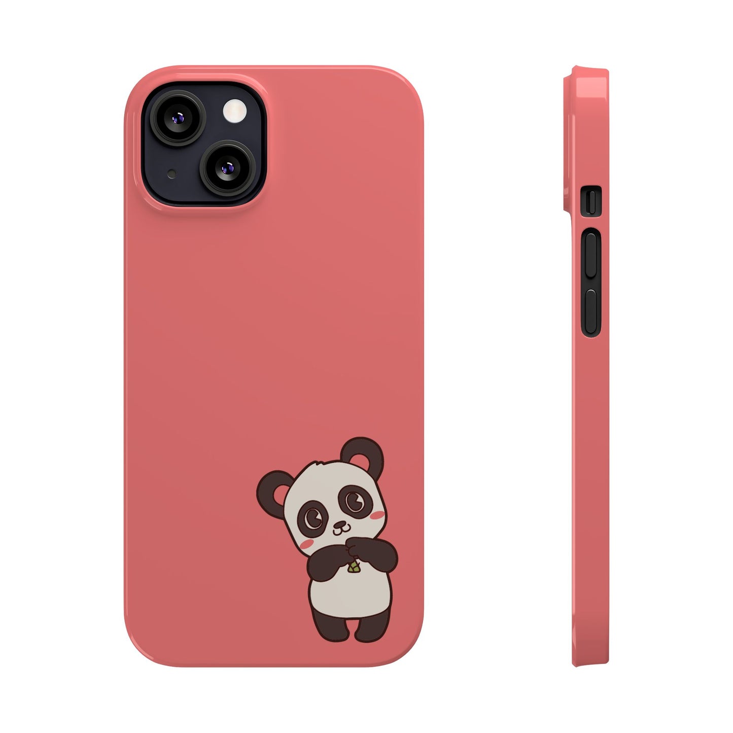 Cute Panda #36-Slim iPhone Cases - MahaCase