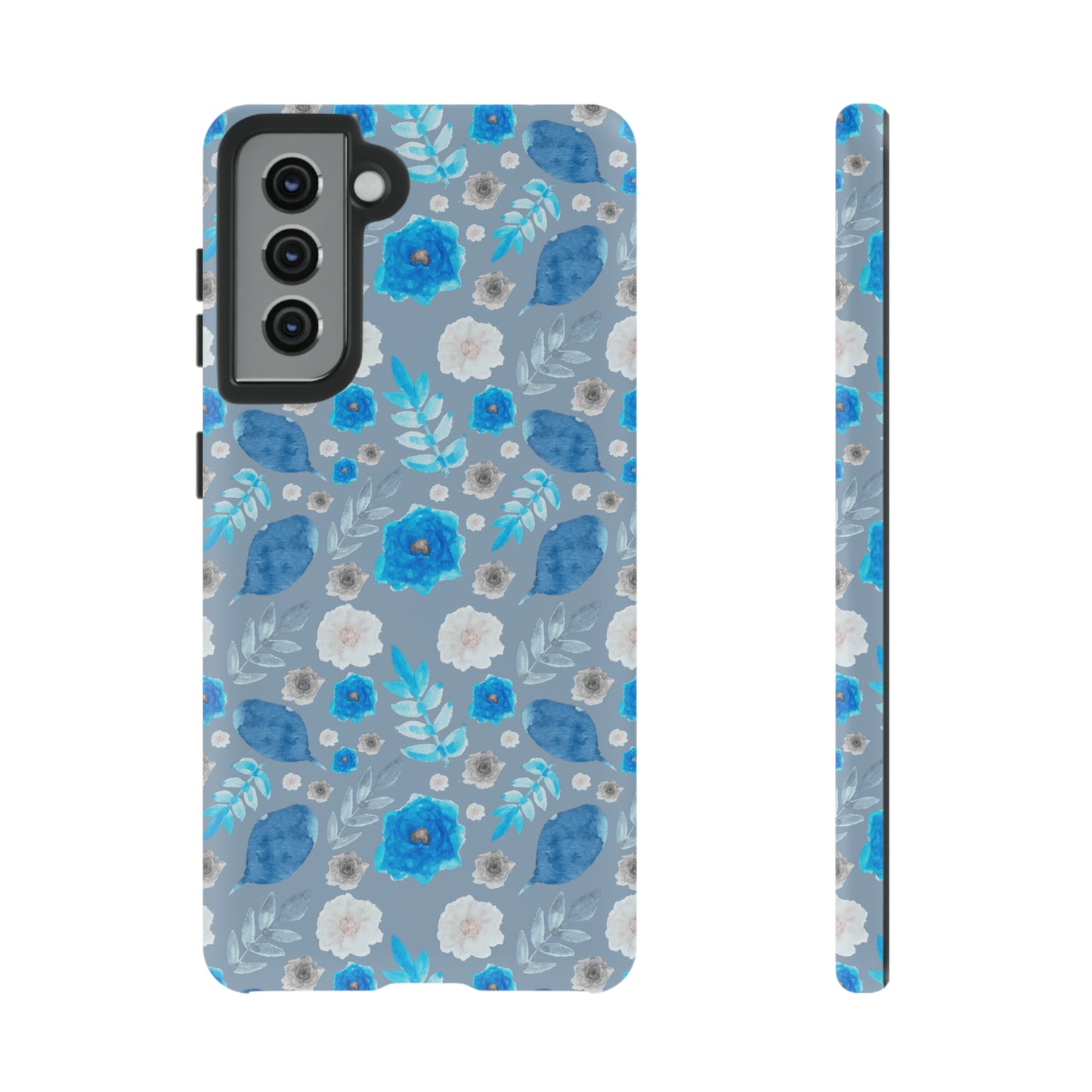 Blue Blooms-Tough Cases - MahaCase
