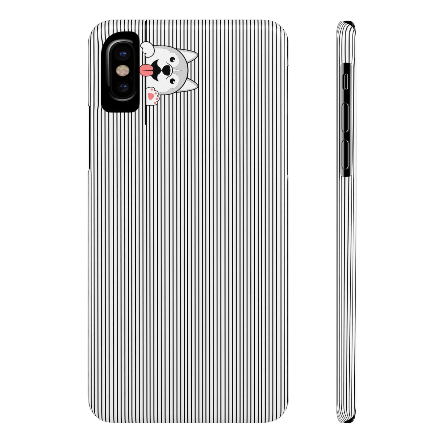 Cute Husky-Slim iPhone Cases - MahaCase