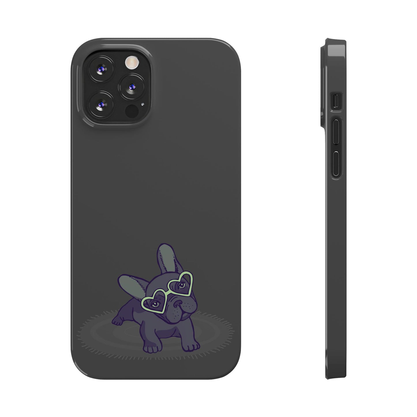 Bulldog Puppy Slim iPhone Cases - MahaCase
